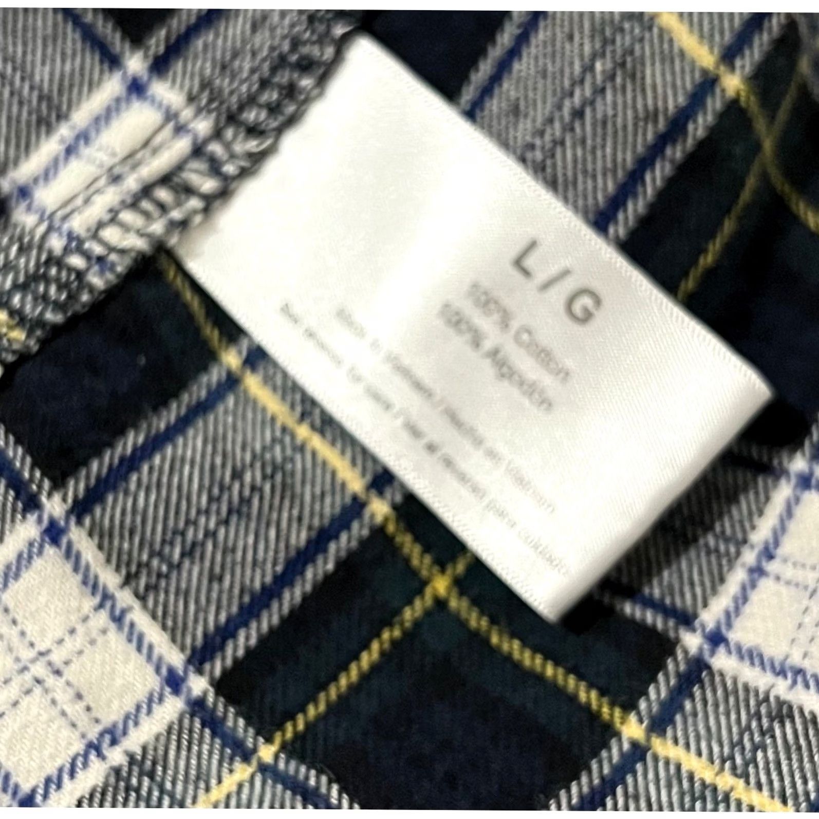 Eddie Bauer Eddie Bauer Men’s Large Plaid Flannel Shirt Blue Green Scotch Button-Front, Cotton, Long Sleeve, Collared, Regular Fit, Size L, Men's Shirt Size US L / EU 52-54 / 3 - 6 Thumbnail