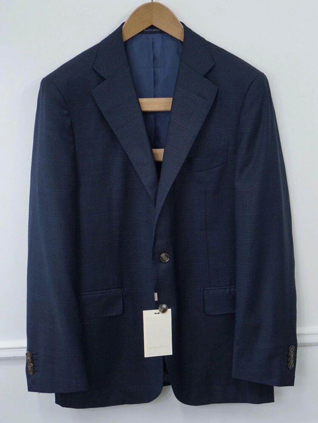 Suitsupply Men Suitsupply Blazer Lazio Wool S110 Vitale Barberis US44 Size 44R - 1 Thumbnail