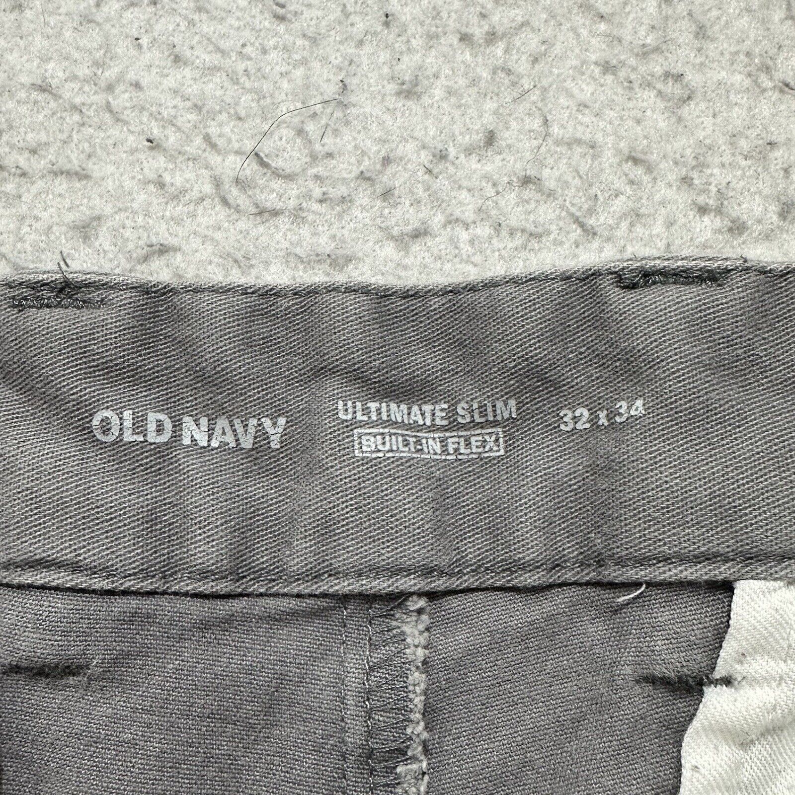 Old Navy Old Navy 32x33 Ultimate Slim Chino Pants Light Gray Flex Size US 32 / EU 48 - 5 Thumbnail