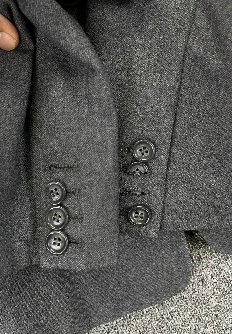 Yohji Yamamoto Vintage Yohji Yamamoto Ined Wool Coat Jacket Size S / US 4 / IT 40 - 11 Thumbnail