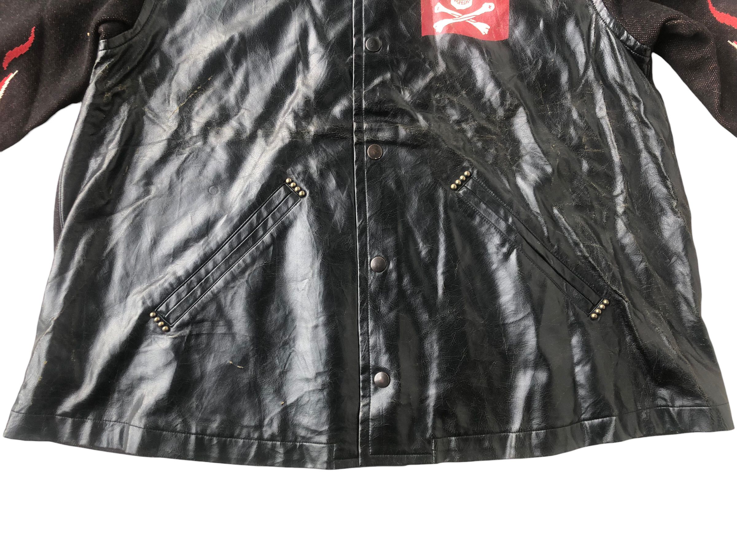 Nicole Club 🔥Vtg NICOLE CLUB FOR MEN Sample Archived Wool PVC Jacket Size US XL / EU 56 / 4 - 6 Thumbnail