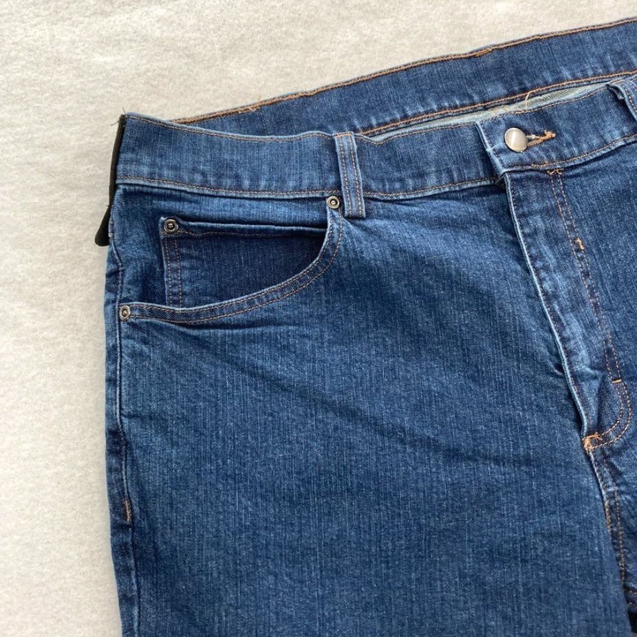 Denime Duluth 40 Grit Jeans Mens 40x30 Slim Fit Straight Leg Blue Denim Stretch Outdoor Workwear Jeans Size US 40 / EU 56 - 3 Thumbnail