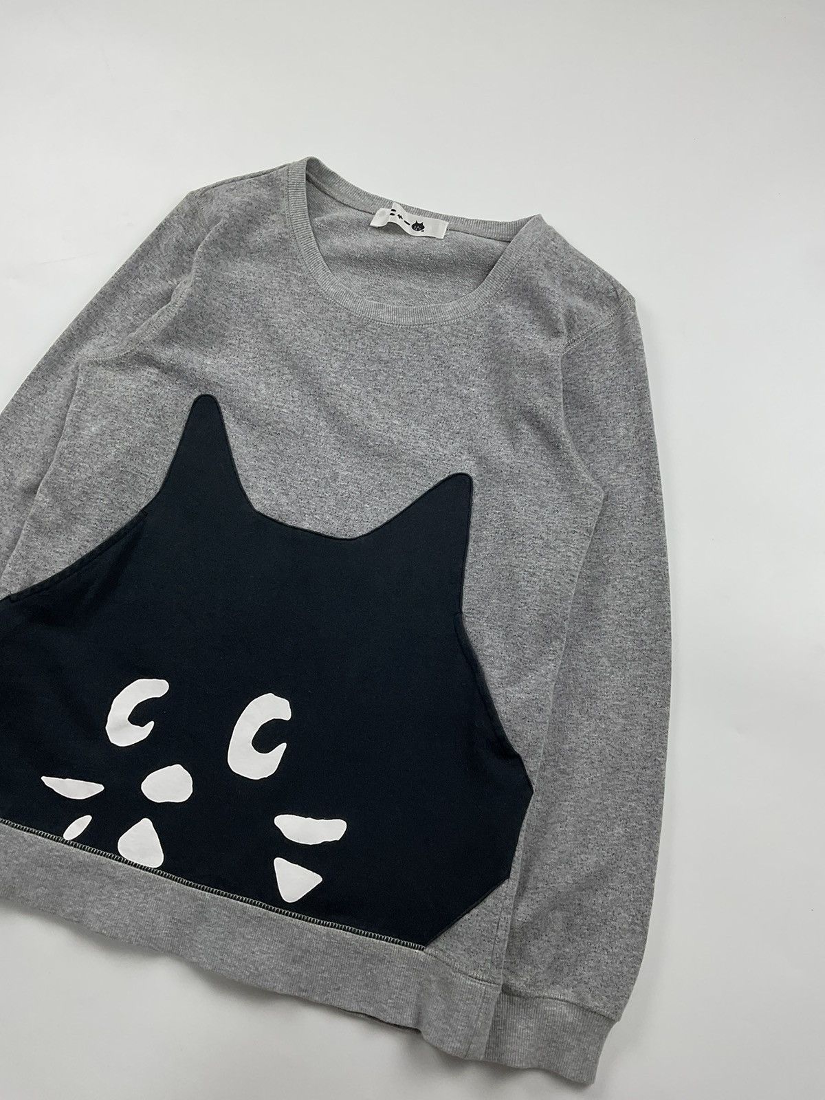 Issey Miyake Issey Miyake Ne-Net Nya Cat Glitter Sweatshirt Size US S / EU 44-46 / 1 - 4 Thumbnail