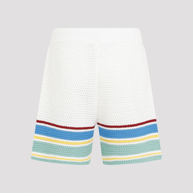 Casablanca o1mle0326 Crochet Effect Tennis Shorts in Multicolor Size US 38 / EU 54 - 5 Thumbnail