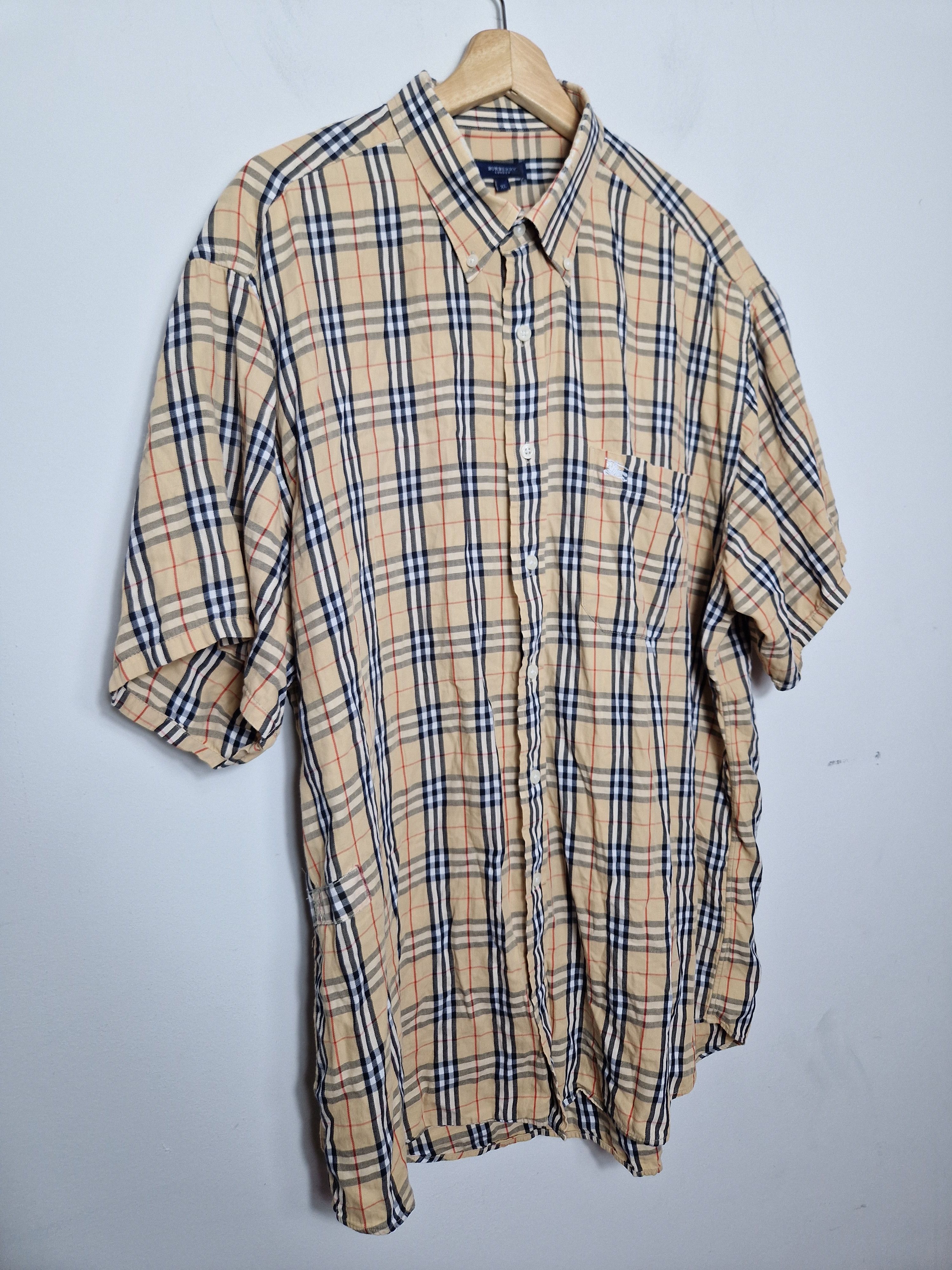Burberry × Vintage Burberry vintage nova check shirt Size US XL / EU 56 / 4 - 4 Thumbnail