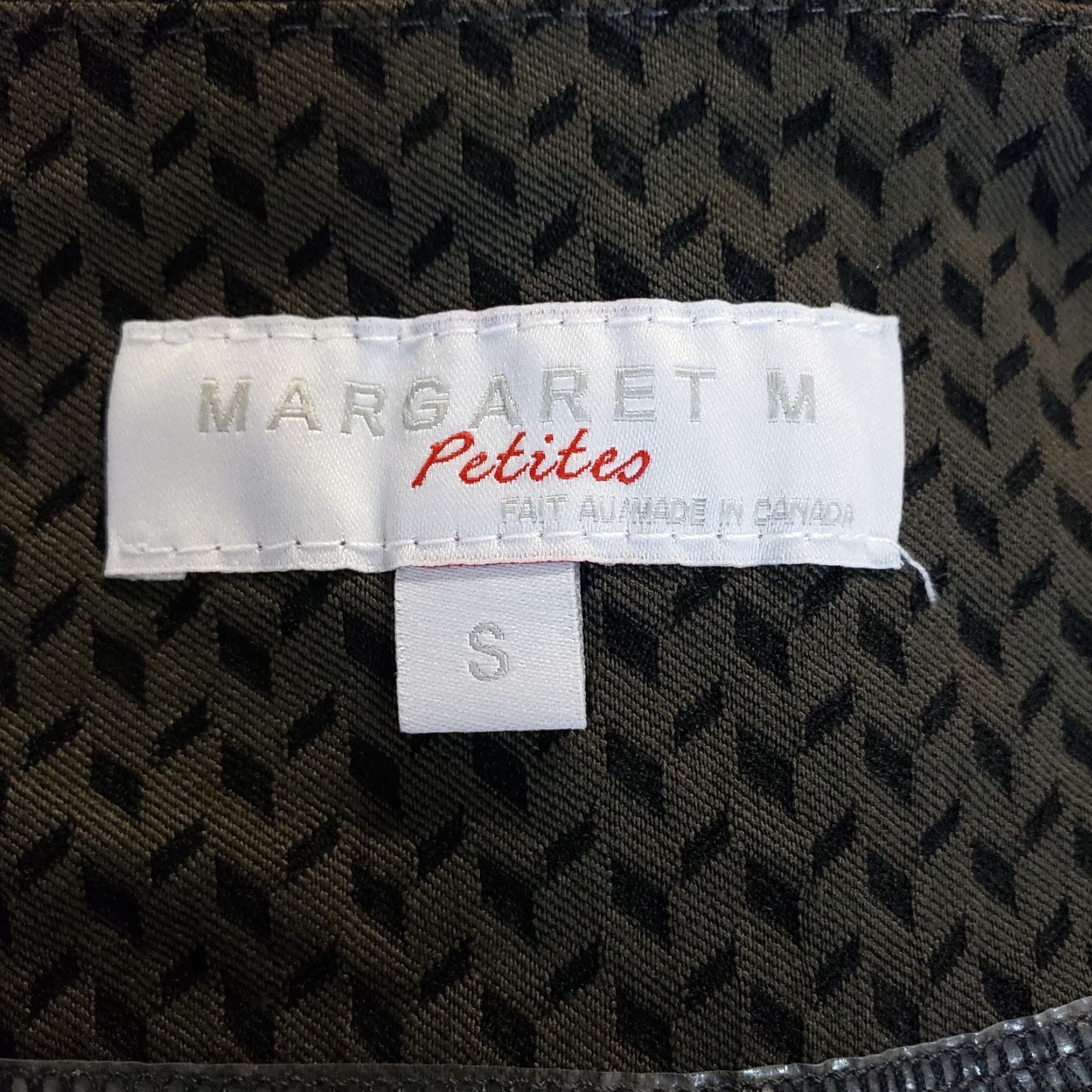 Vintage Margaret M Womens Pencil Skirt PS Petite Black Gray Pull On Rayon Blend Short Skirt Womens Mens? (note: final) Size 28" / US 6 / IT 42 - 4 Thumbnail