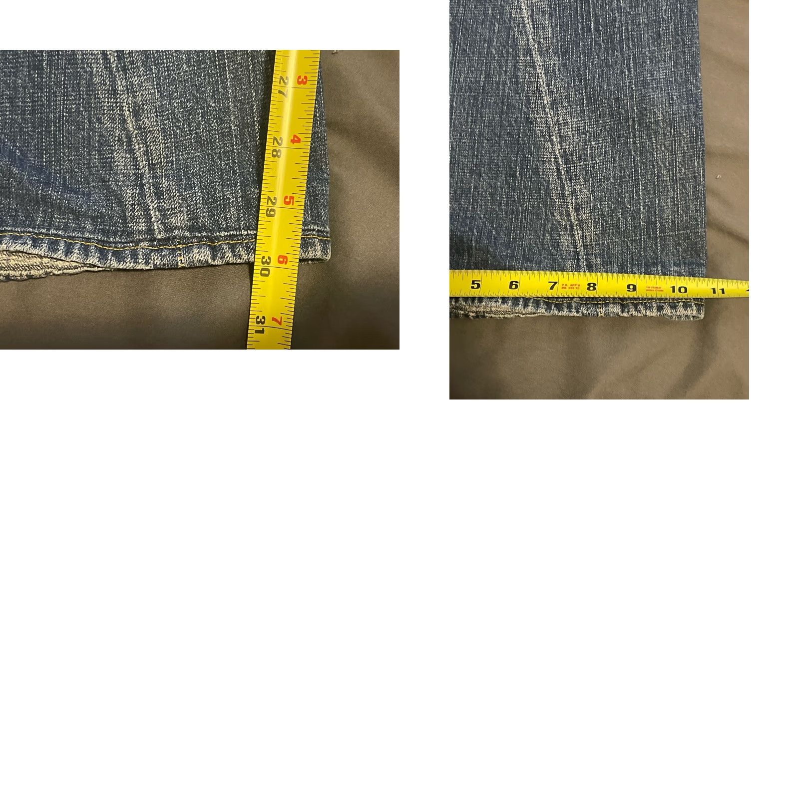 True Religion VINTAGE True Religion 812 Jeans Men Straight 34 Regular Size 35" Waist Blue Denim 30" Inseam Flap Pockets Logo Vintage USA Size US 34 / EU 50 - 8 Thumbnail