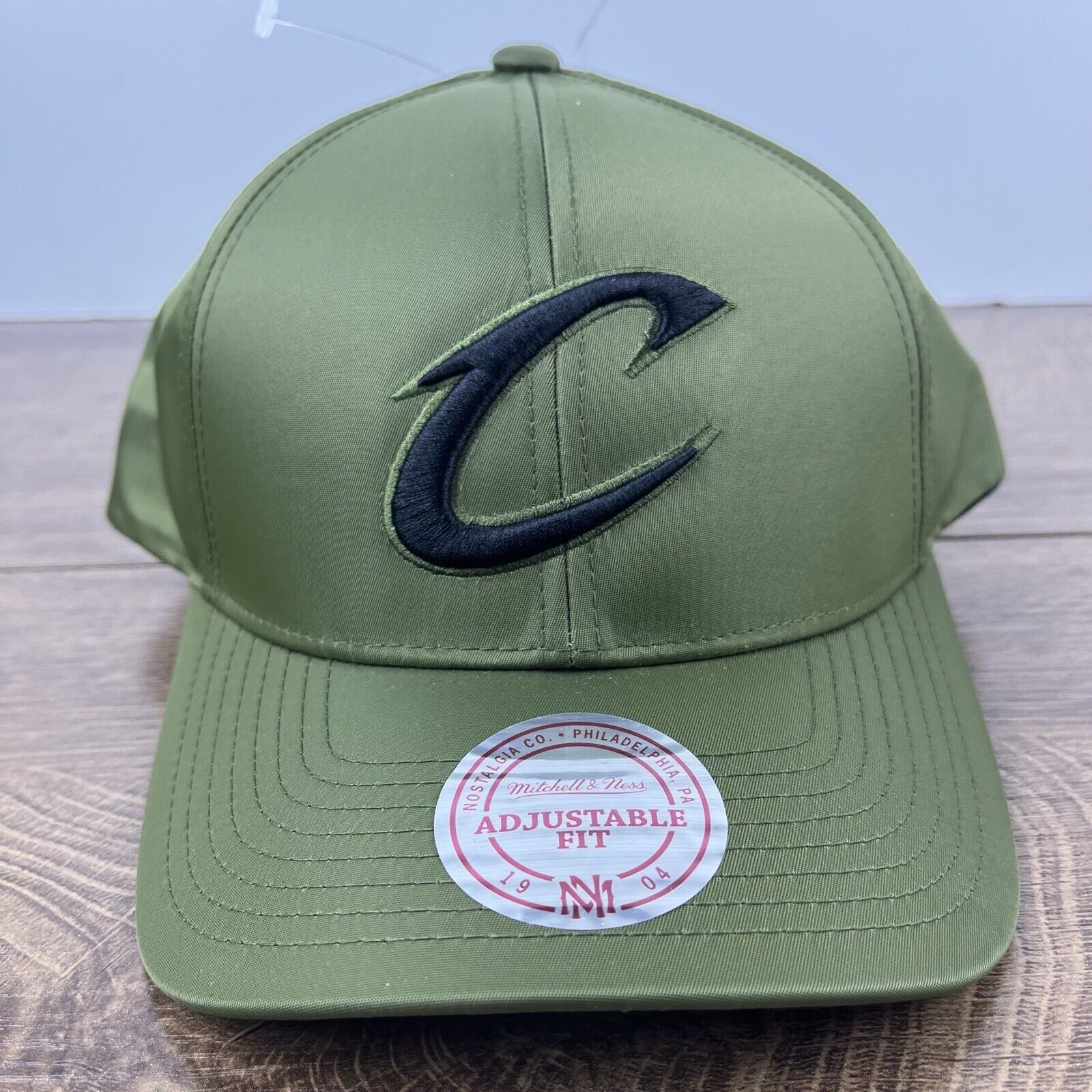 Mitchell & Ness Cleveland Cavaliers Snapback Hat Green Cap Adjustable Green Size ONE SIZE - 1 Thumbnail