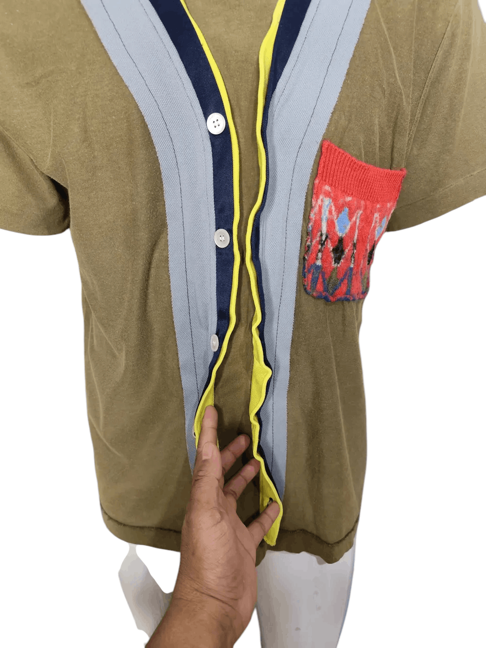 Comme des Garcons Homme Vintage comme des garcons homme plus woll pocket tee Size US M / EU 48-50 / 2 - 3 Thumbnail
