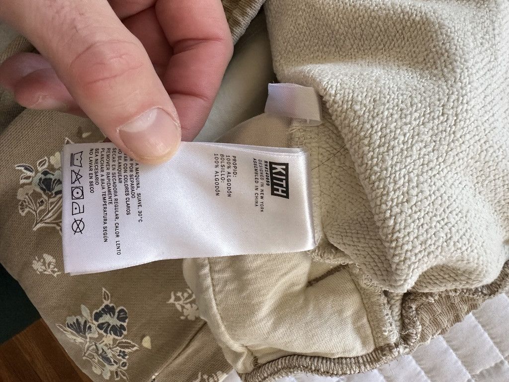 Kith Kith Begonia Floral Williams I Sweatpant 'Canvas' Medium Size US 32 / EU 48 - 7 Thumbnail