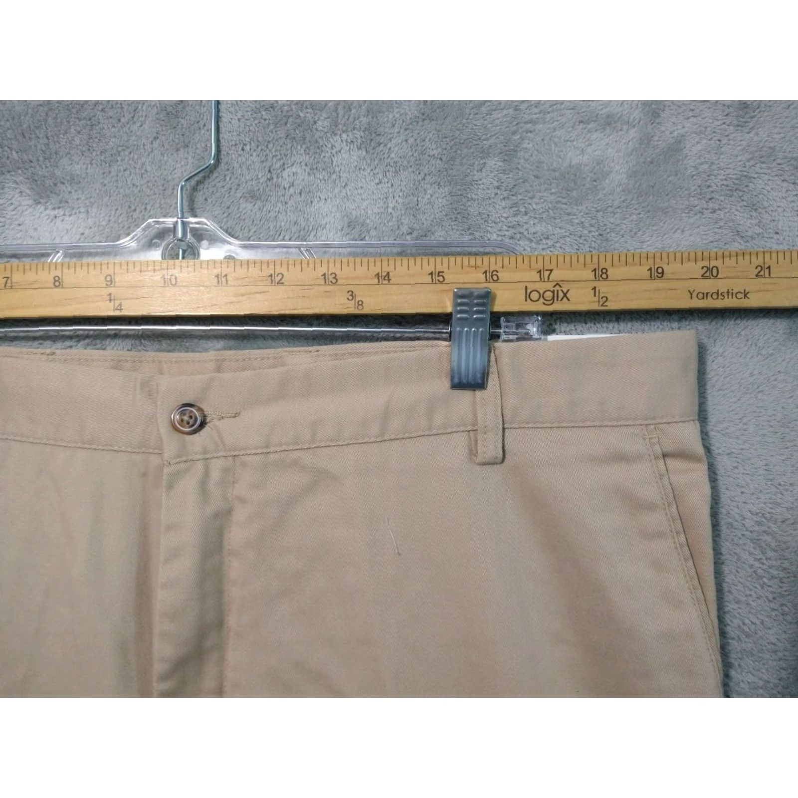 Architect Architect Mens 38x29 Beige Chino Pants Classic Fit Wrinkle Resistant 2 Pack Casual Workwear Slim Straight Pocket City Preppy Mens Size US 38 / EU 54 - 3 Thumbnail