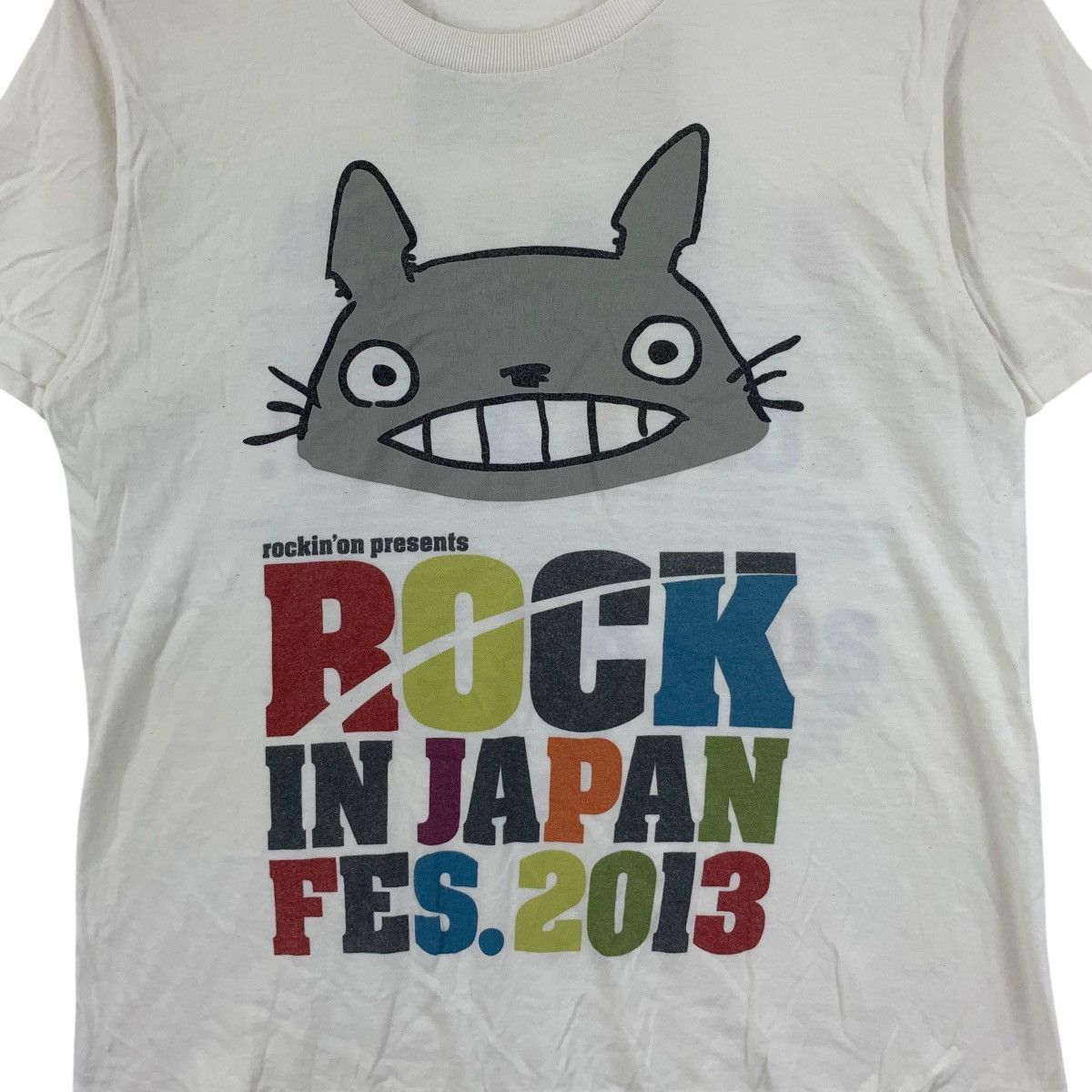 Vintage MY NEIGHBOR TOTORO x Rock In Japan 2013 Ghibli Tee Shirt Size M / US 6-8 / IT 42-44 - 4 Thumbnail