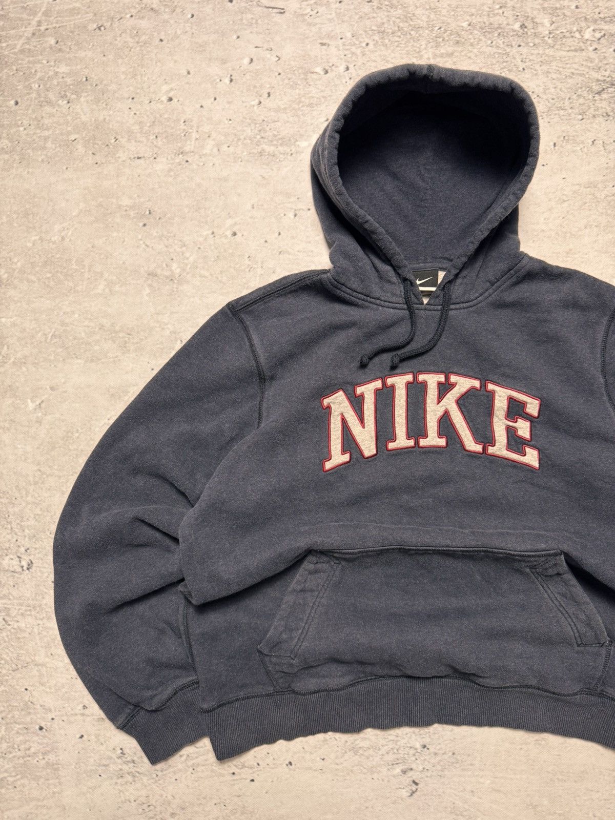 Nike × Vintage NIKE VINTAGE CENTER LOGO OVERSIZE BOXY HOODIE Size US L / EU 52-54 / 3 - 2 Thumbnail