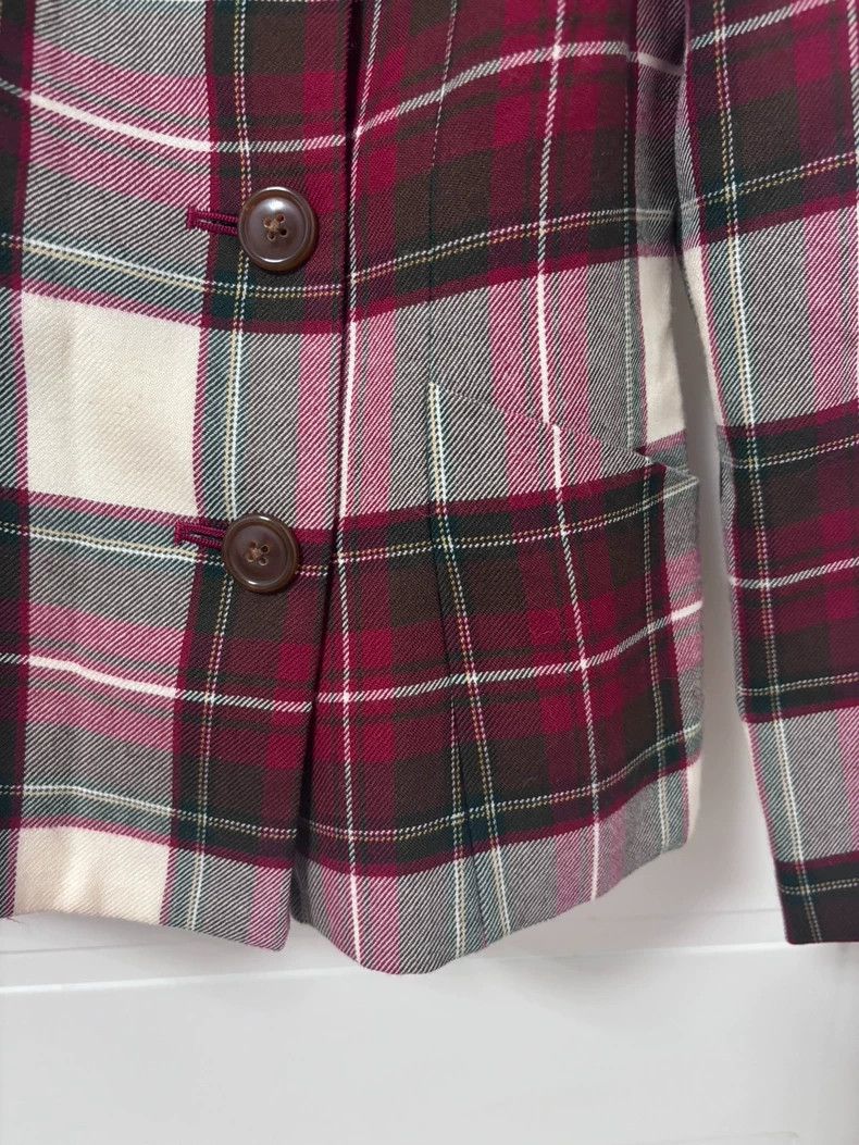 Vivienne Westwood Vivienne Westwood Checked Blazer with Distressed Collar Size M / US 6-8 / IT 42-44 - 3 Thumbnail