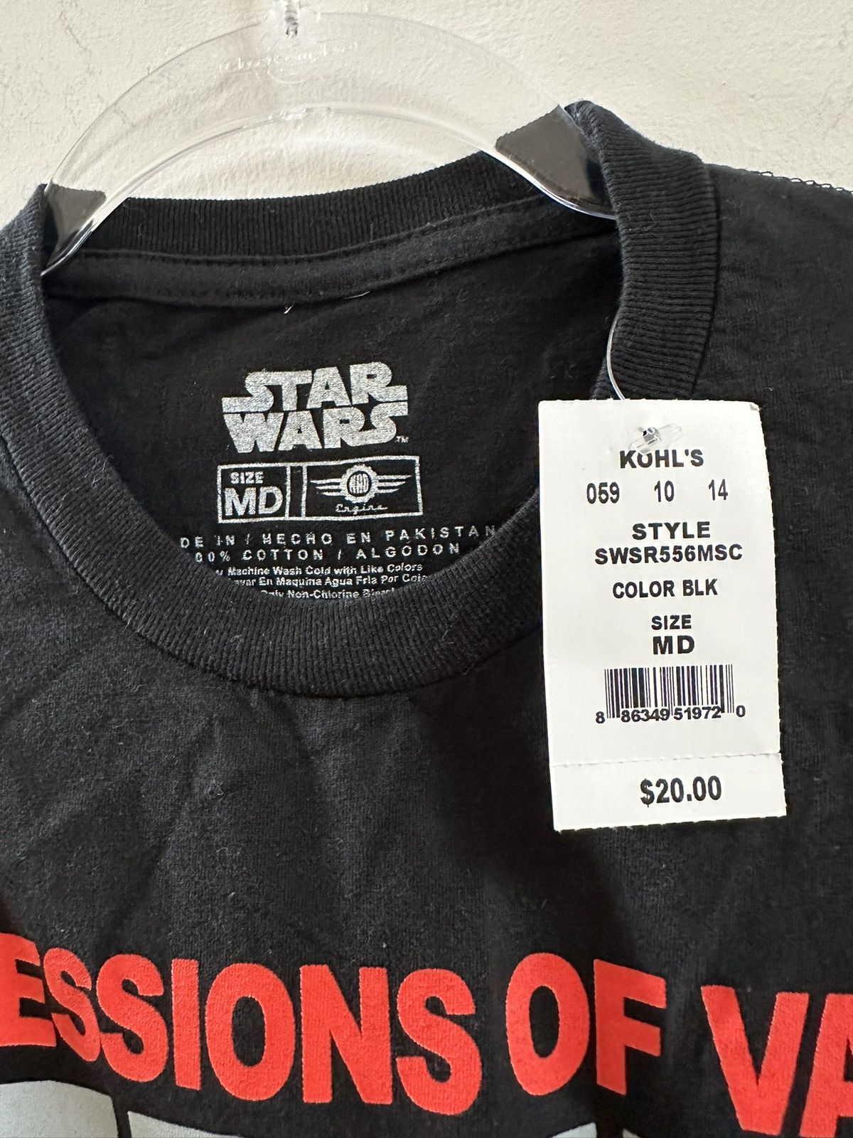 Star Wars NWT Star Wars Darth Vader T-Shirt Size US M / EU 48-50 / 2 - 2 Thumbnail