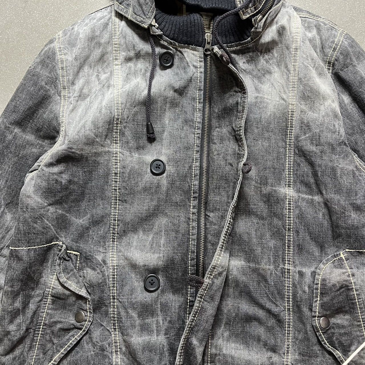 Japanese Brand Blue5 Japanese Brand Zip-off Hooded Jacket Size US L / EU 52-54 / 3 - 6 Thumbnail