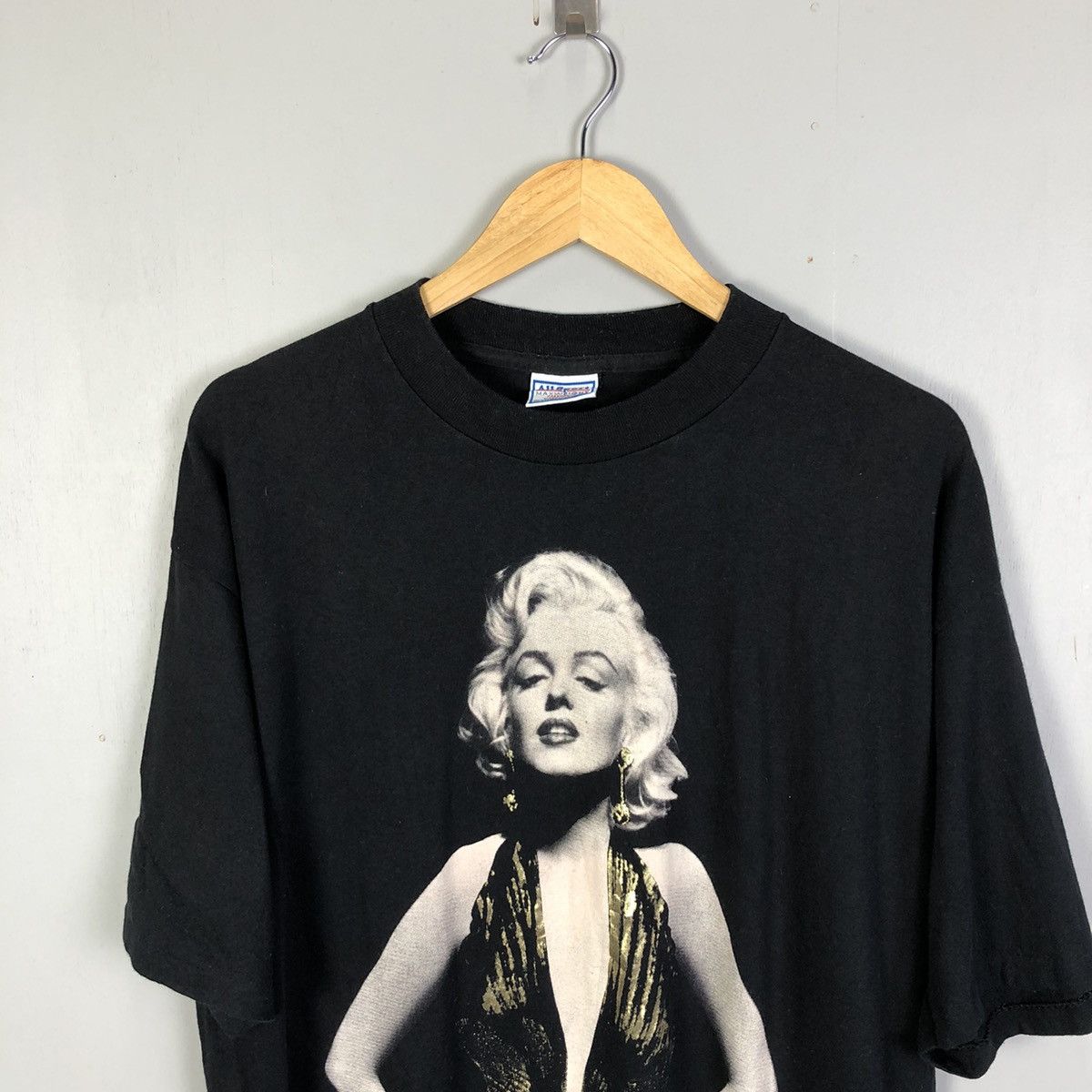 Vintage 🔥Rare🔥 Vintage 90s Marilyn Monreo Promo Tshirt Size US XL / EU 56 / 4 - 3 Thumbnail