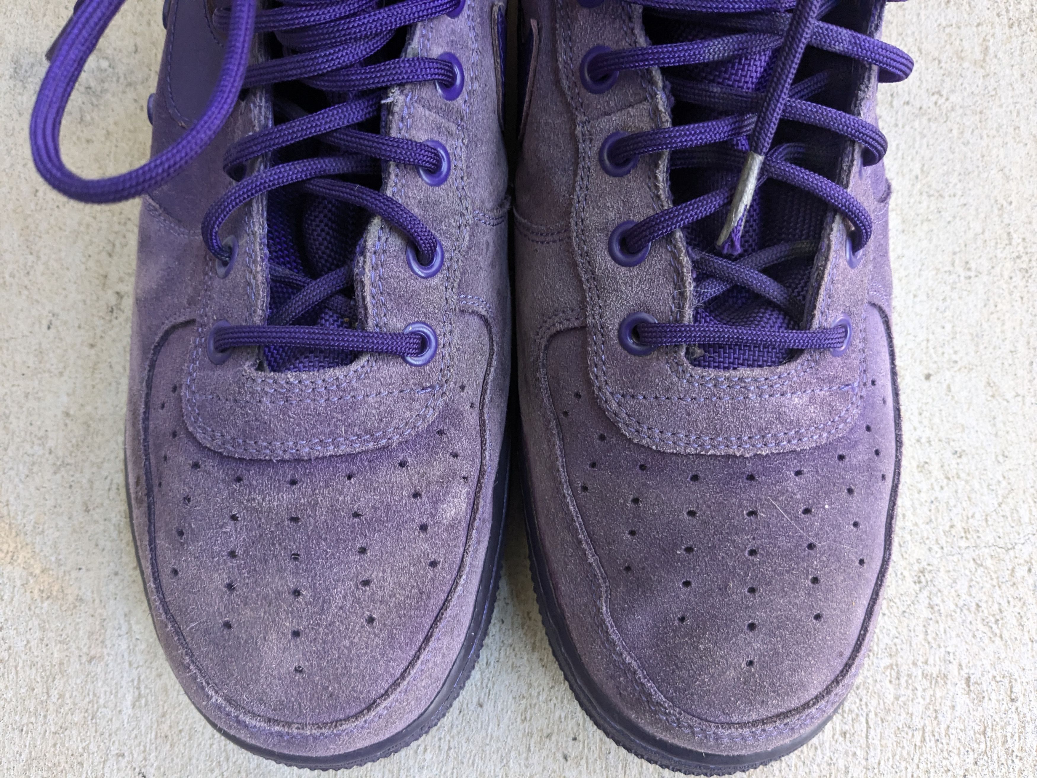 Nike Nike Air SF Air Force 1 High Court Purple 864024-500 Suede Size US 11 / EU 44 - 3 Thumbnail