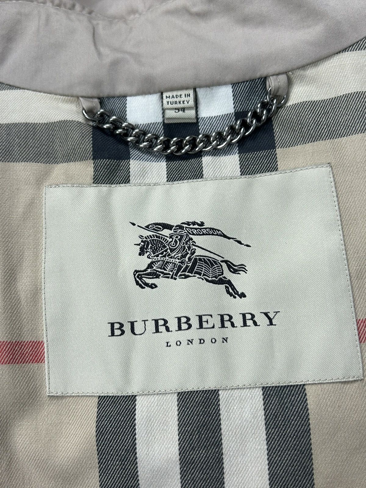 Burberry Burberry Novacheck Trench Coat Jacket size-54 Size US L / EU 52-54 / 3 - 18 Thumbnail