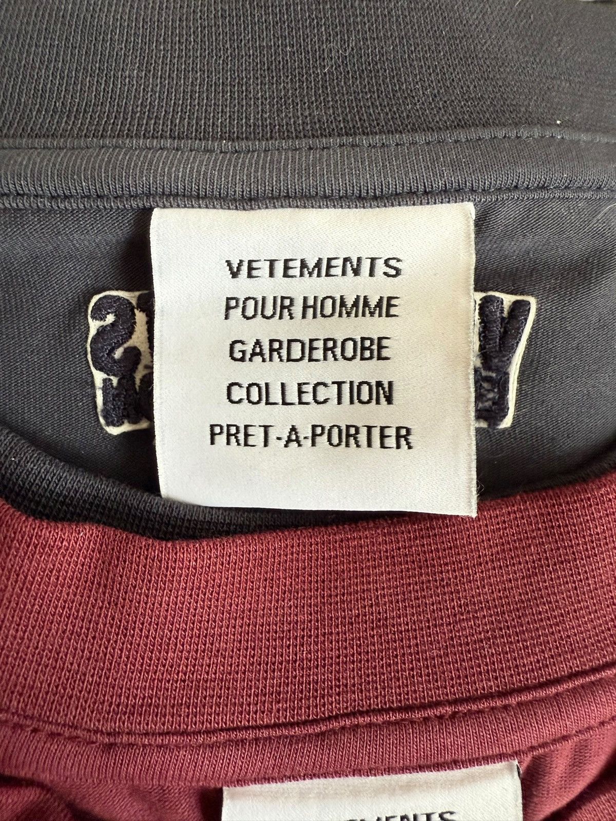 Vetements Vetement Multicolor Runway Layered Fitted T-Shirt Size US S / EU 44-46 / 1 - 5 Thumbnail