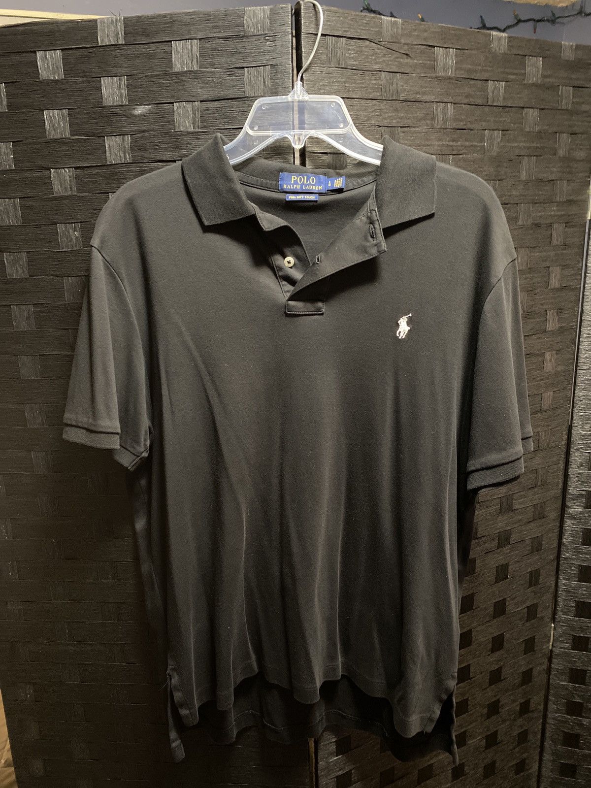Polo Ralph Lauren Black Pima Soft Touch Ralph Lauren Polo Size US L / EU 52-54 / 3 - 1 Thumbnail