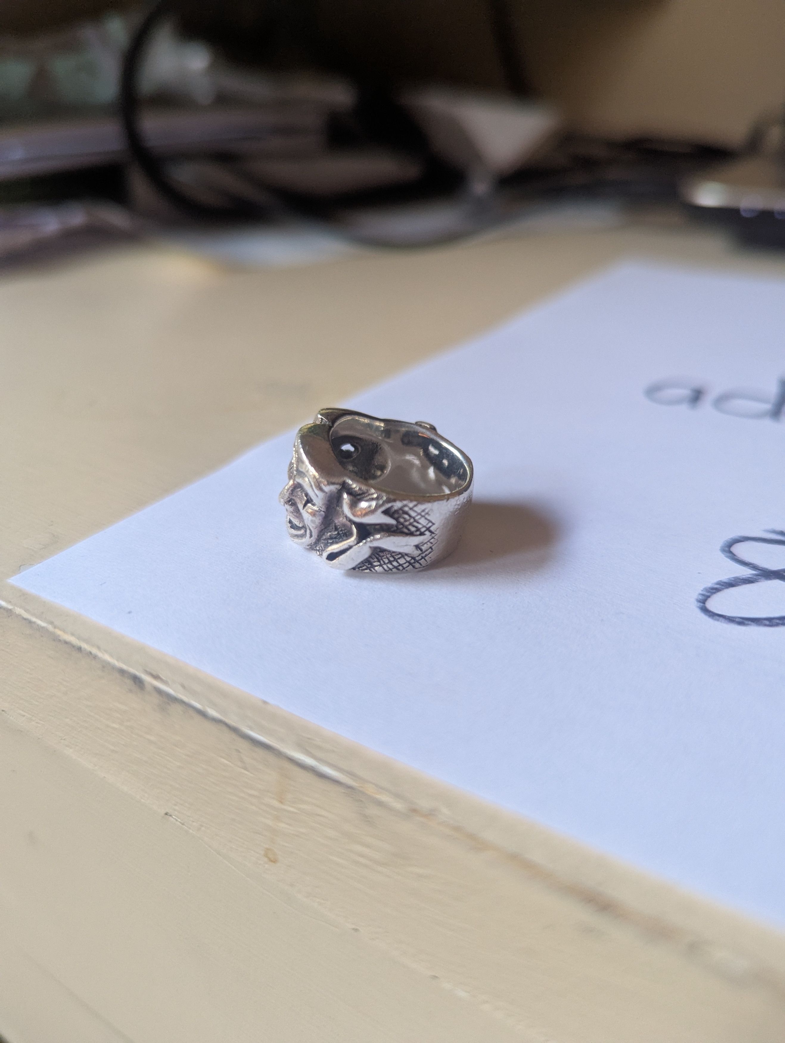 アクセサリー The Great Frog Laugh Now Cry letter ring The Great Frog Laugh Now, Cry Later Ring (size L) (RRP £180