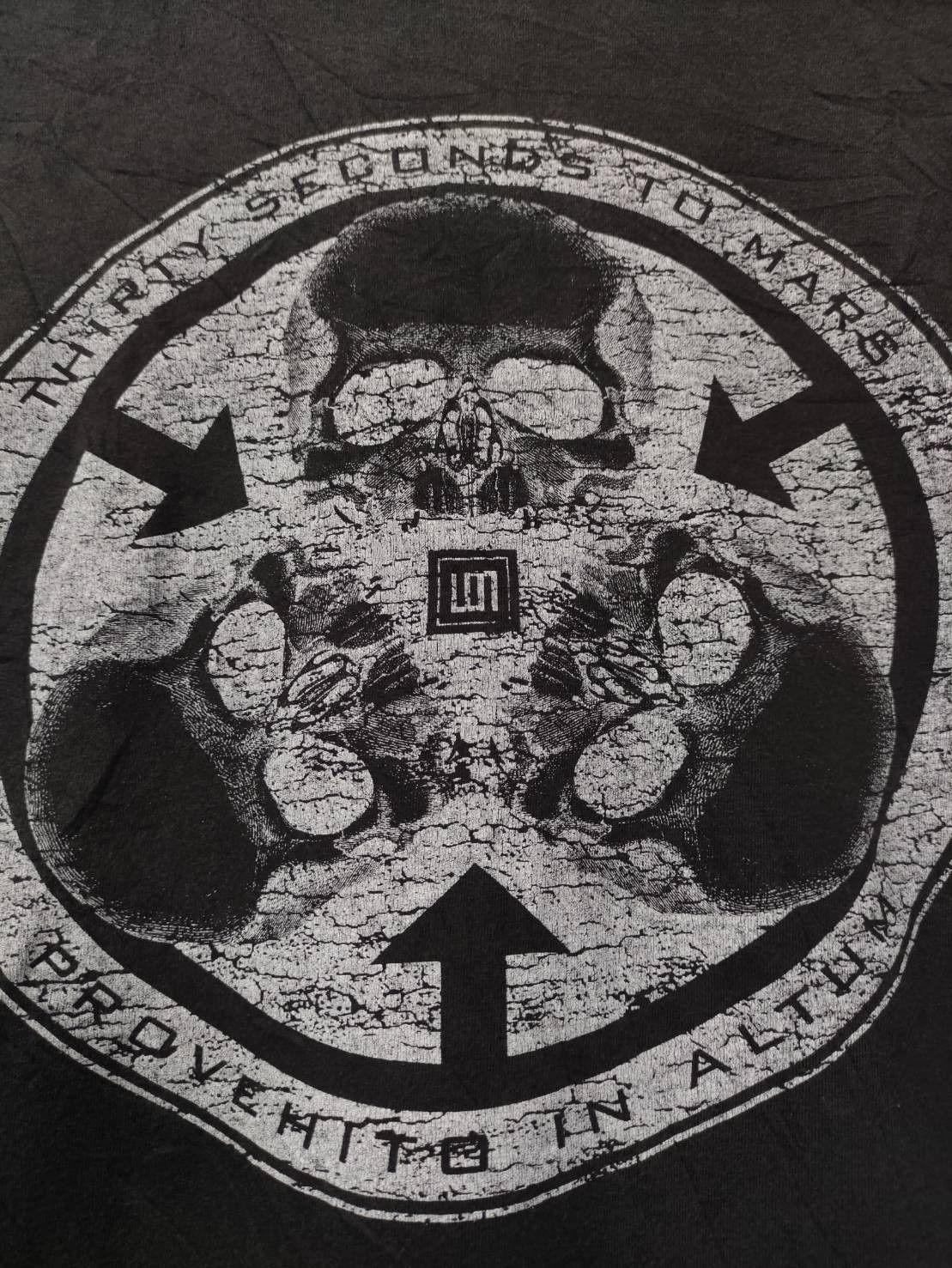 Band Tees Vtg 00's 30 Seconds To Mars " Provehito in Altum " T-Shirt Size US L / EU 52-54 / 3 - 9 Thumbnail