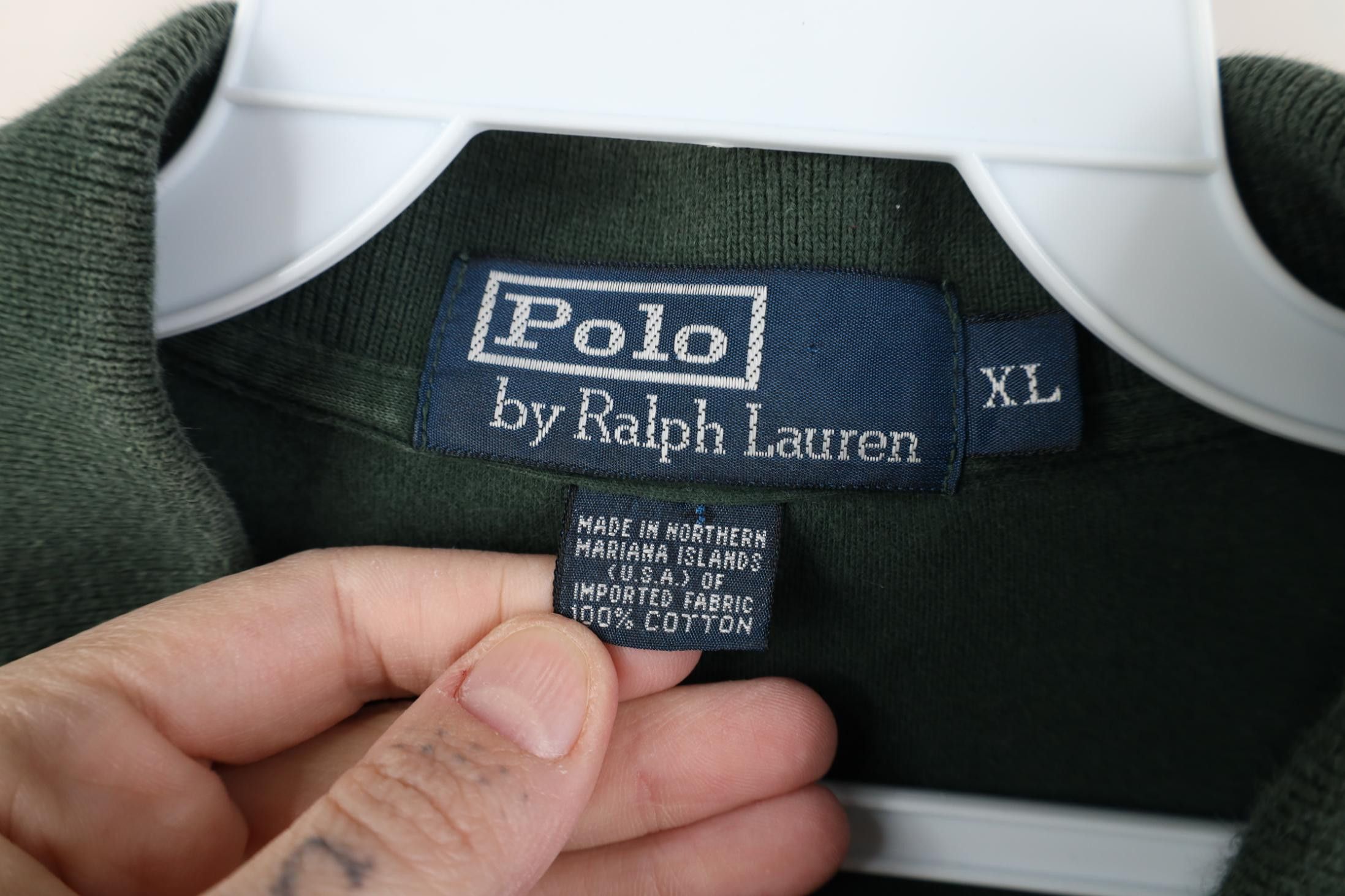 Polo Ralph Lauren Vintage 90s Ralph Lauren Cotton Knit Golf Polo Shirt USA Size US XL / EU 56 / 4 - 6 Thumbnail
