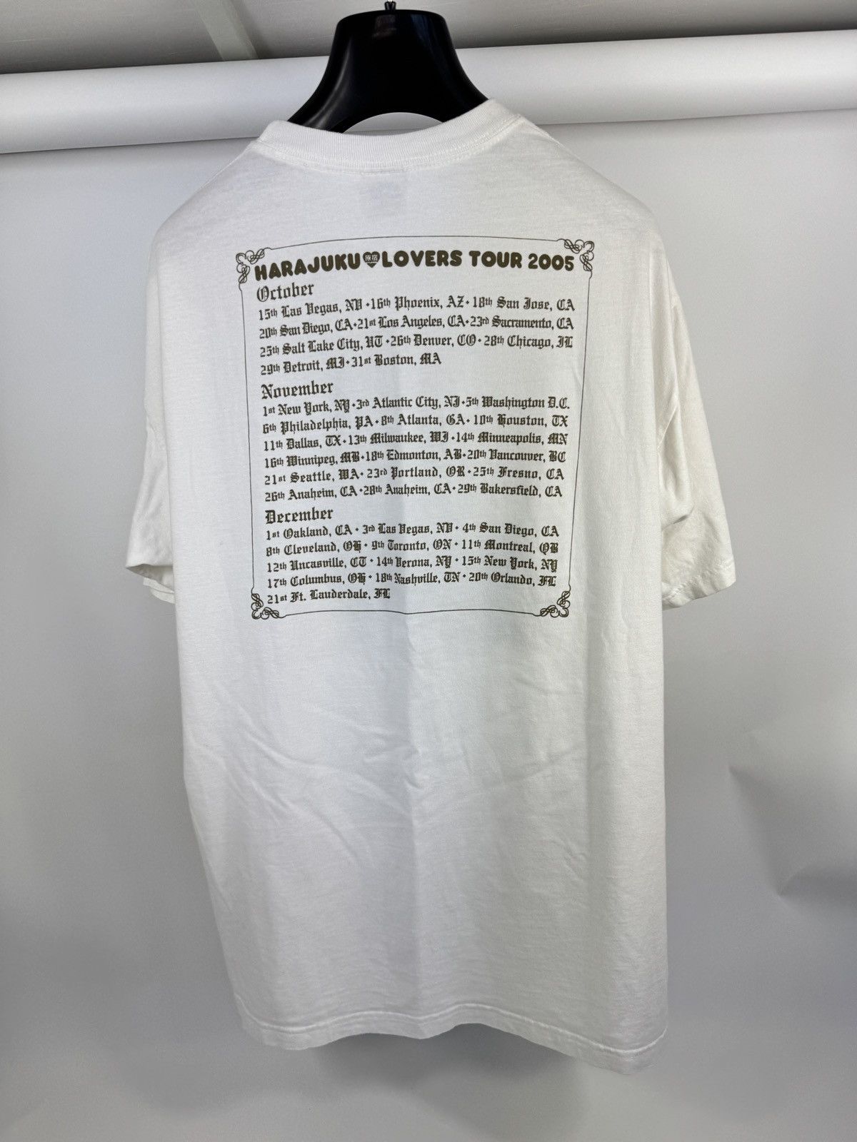 Vintage GWEN STEFANI HARAJUKU LOVERS 2005 TOUR VINTAGE T-SHIRT Size US XL / EU 56 / 4 - 2 Thumbnail