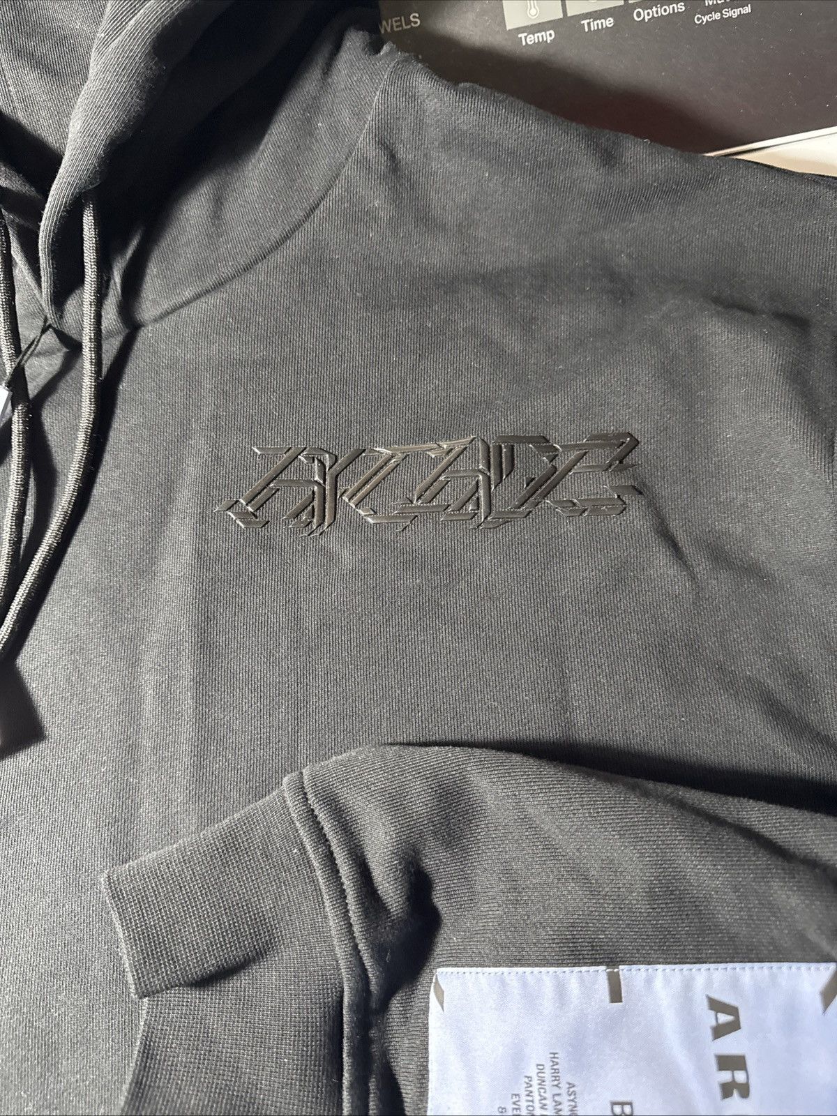 McQ Alexander McQueen MCQ Alexander McQueen Relaxed Hoodie Arcade Patch Dark Black Size US XL / EU 56 / 4 - 9 Thumbnail