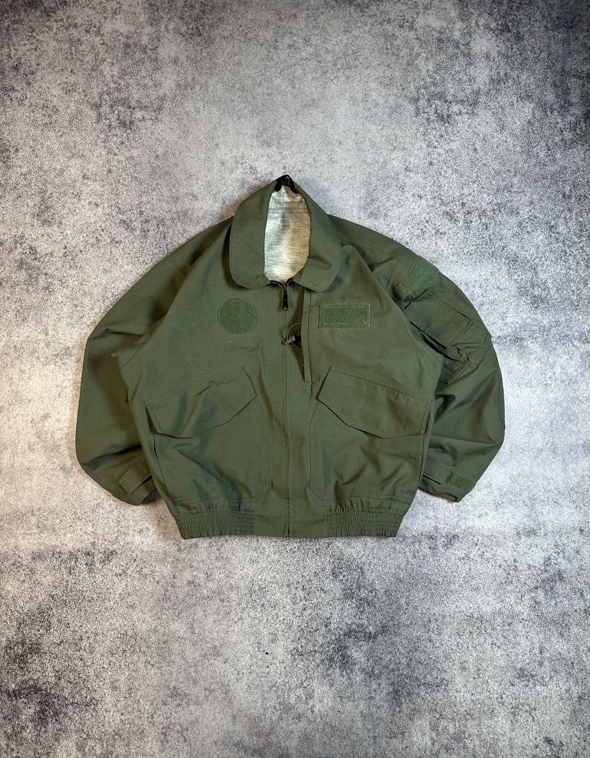 Vintage Vintage Military Bombers Style Aviator Jacket Rare L Usa 90s Size US L / EU 52-54 / 3 - 1 Thumbnail