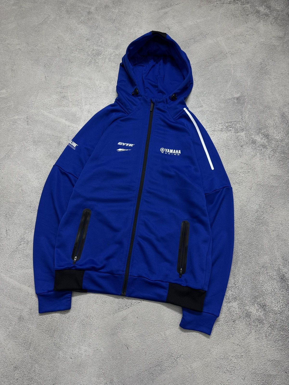 Yamaha Vintage Y2k Yamaha💙 Factory Racing Print Zip Sweatshirt Size US M / EU 48-50 / 2 - 2 Thumbnail