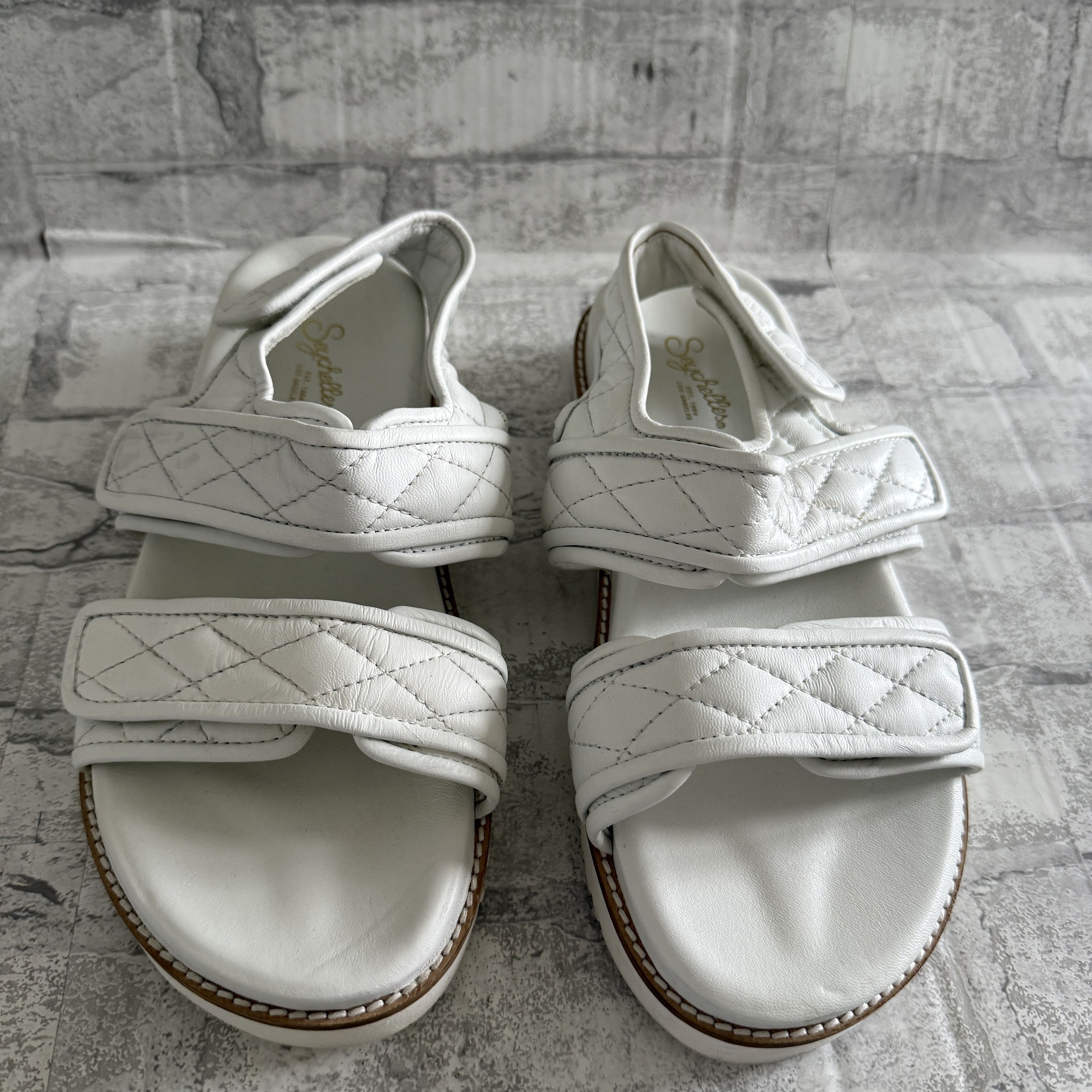 Seychelles Seychelles New To This Quilted Leather Platform Sandal Size US 9 / IT 39 - 2 Thumbnail