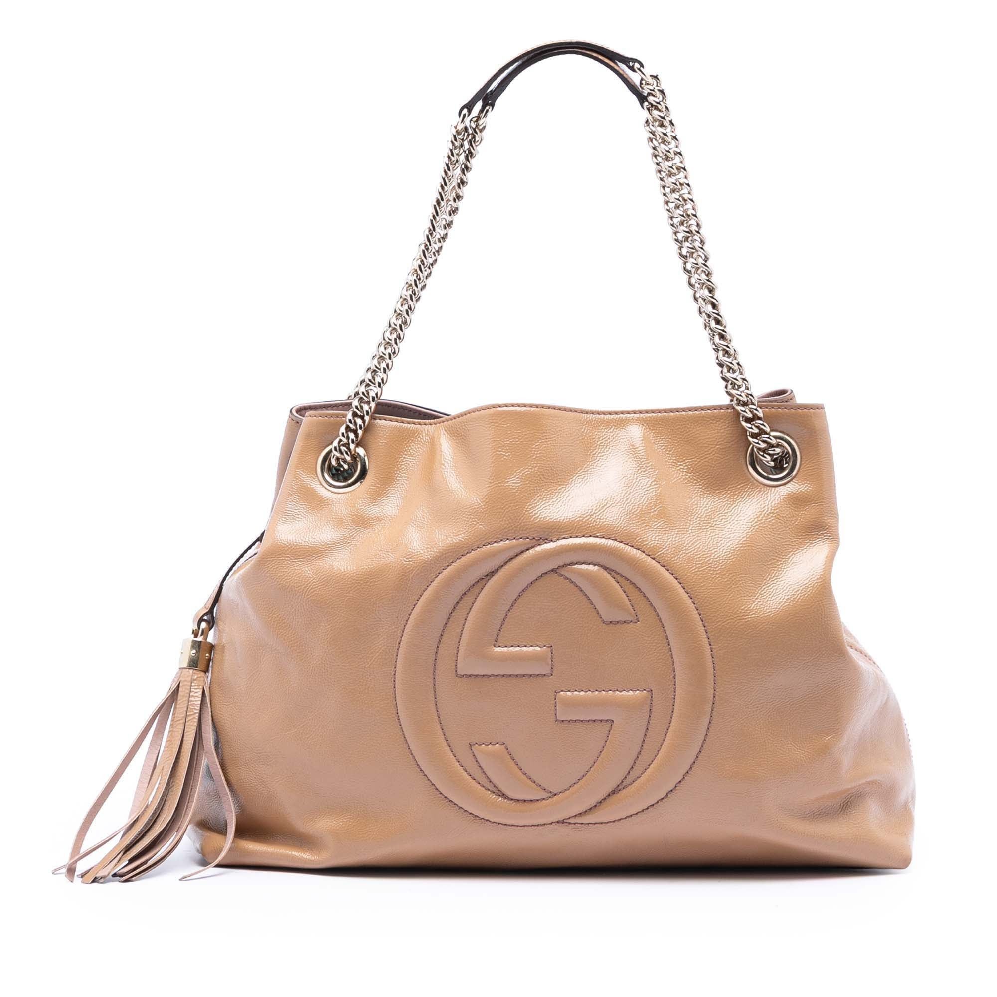 Gucci Medium Patent Soho Chain Tote Size ONE SIZE - 1 Thumbnail