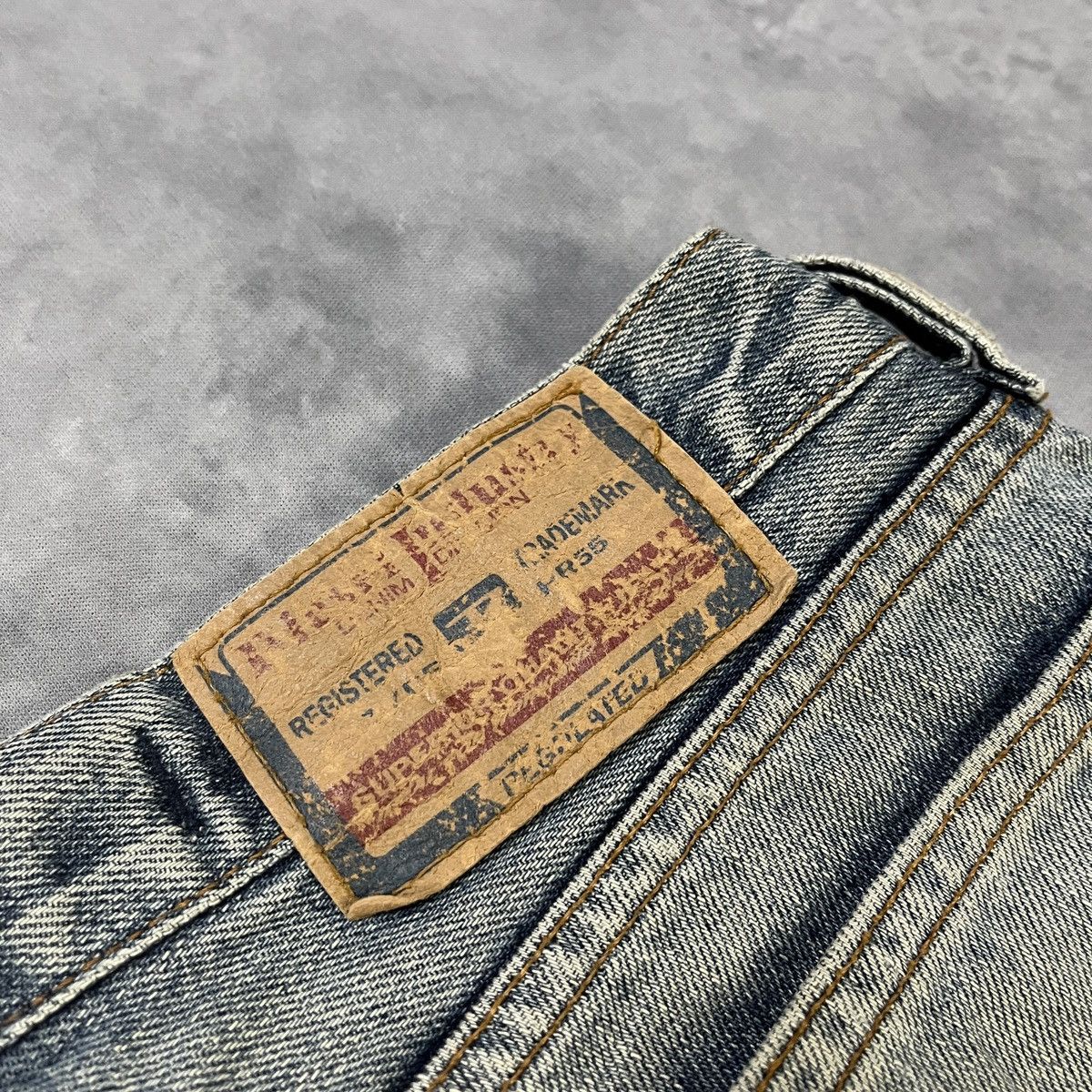 Diesel 2000s DIESEL FADED DISTRESSED DENIM JEANS GRUNGE STYLE Size US 26 / EU 42 - 13 Thumbnail