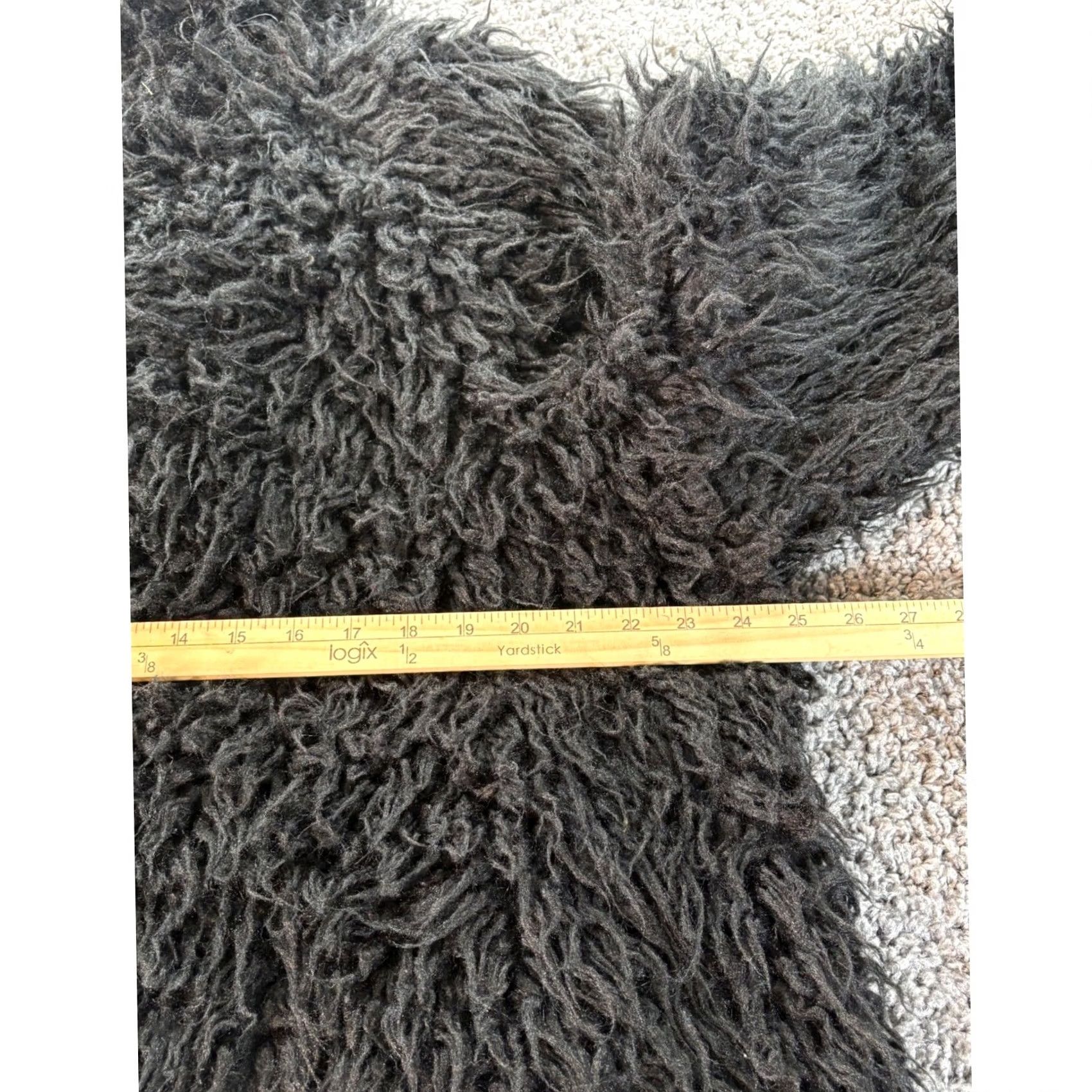 Vintage VINTAGE Maria Jacket Womens M Black Shaggy Faux Fur Coat Grunge 90s Y2K Mob Wife Rocker Queens Womens Size M / US 6-8 / IT 42-44 - 4 Thumbnail