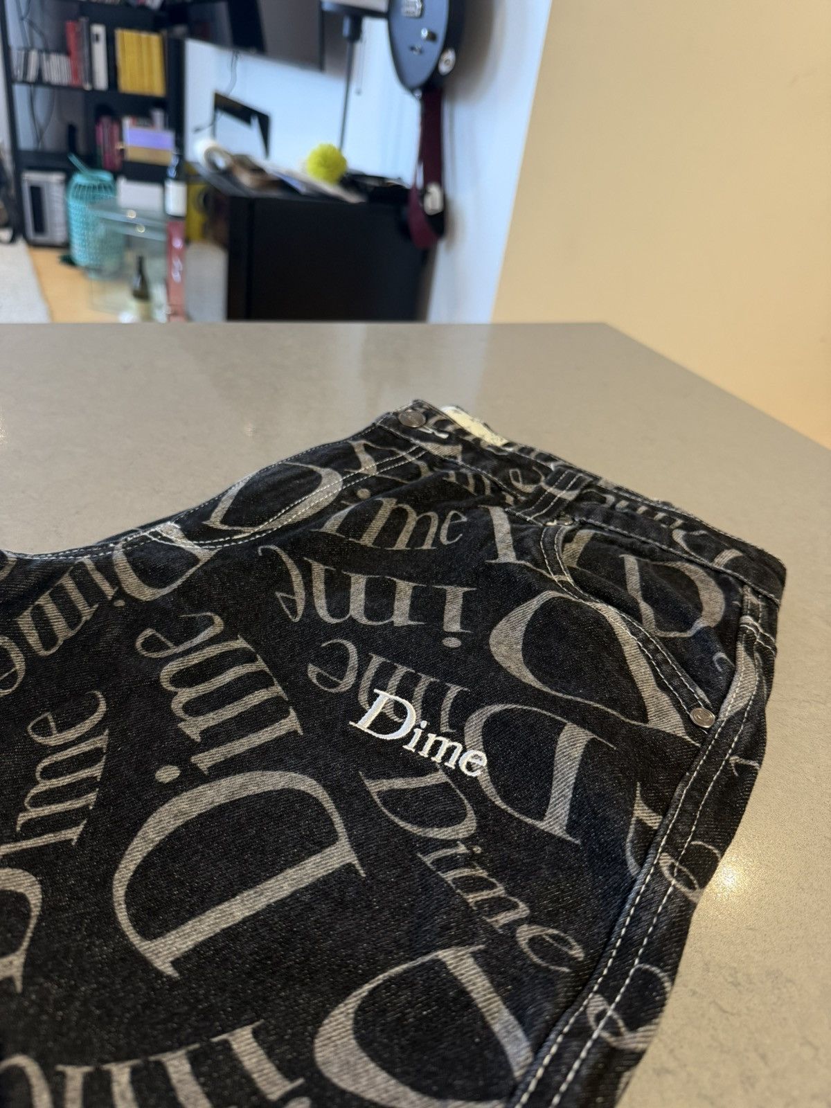 Dime Dime jeans logo all over . Size US 32 / EU 48 - 3 Thumbnail