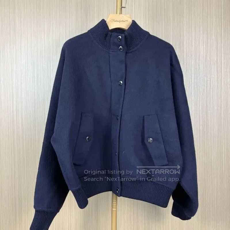 Dior Dior Navy Wool Women's Cardigan . Size M / US 6-8 / IT 42-44 - 1 Thumbnail