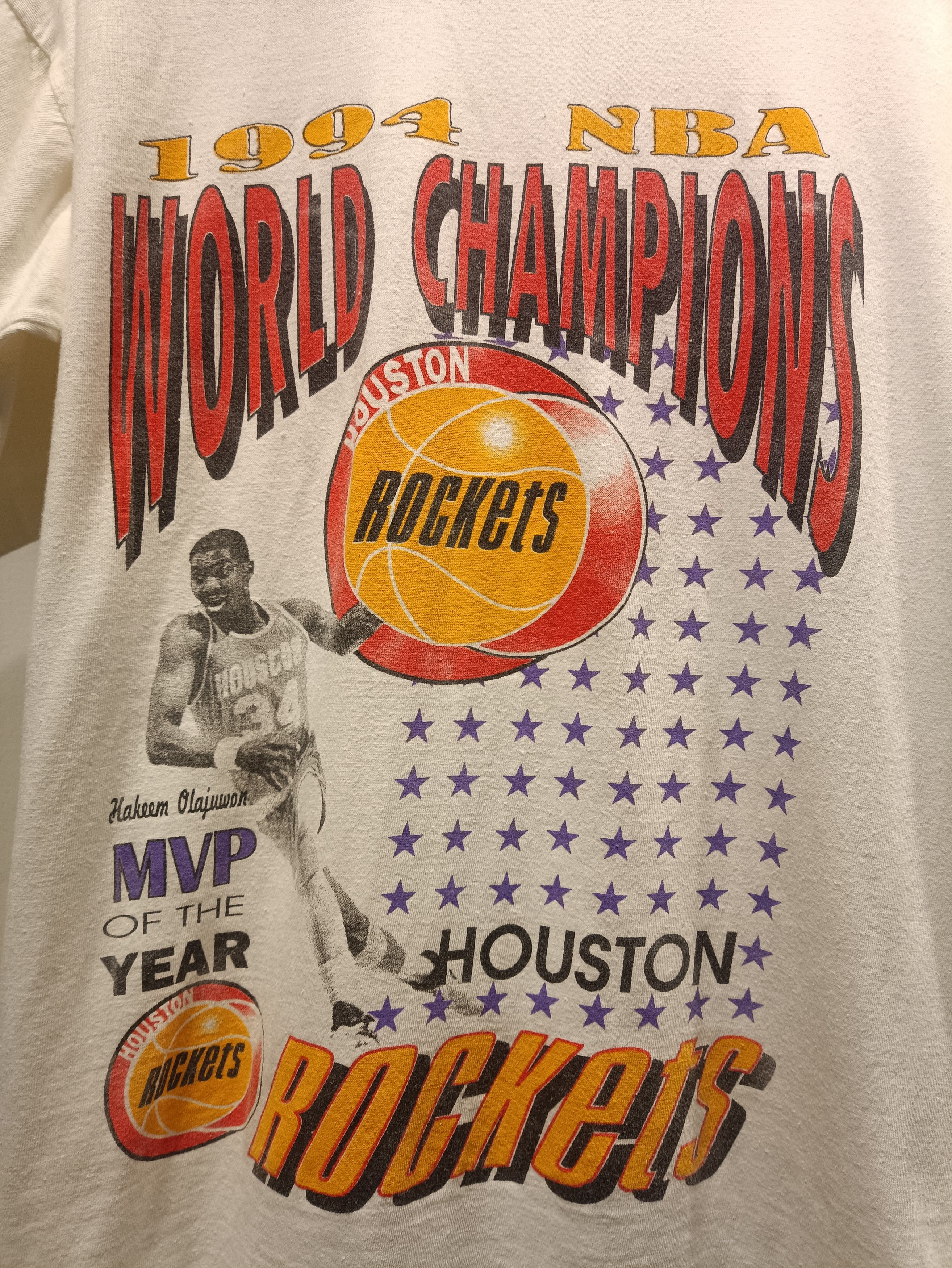NBA × Vintage 1994 nba world champions huston rockets Size US XL / EU 56 / 4 - 2 Thumbnail