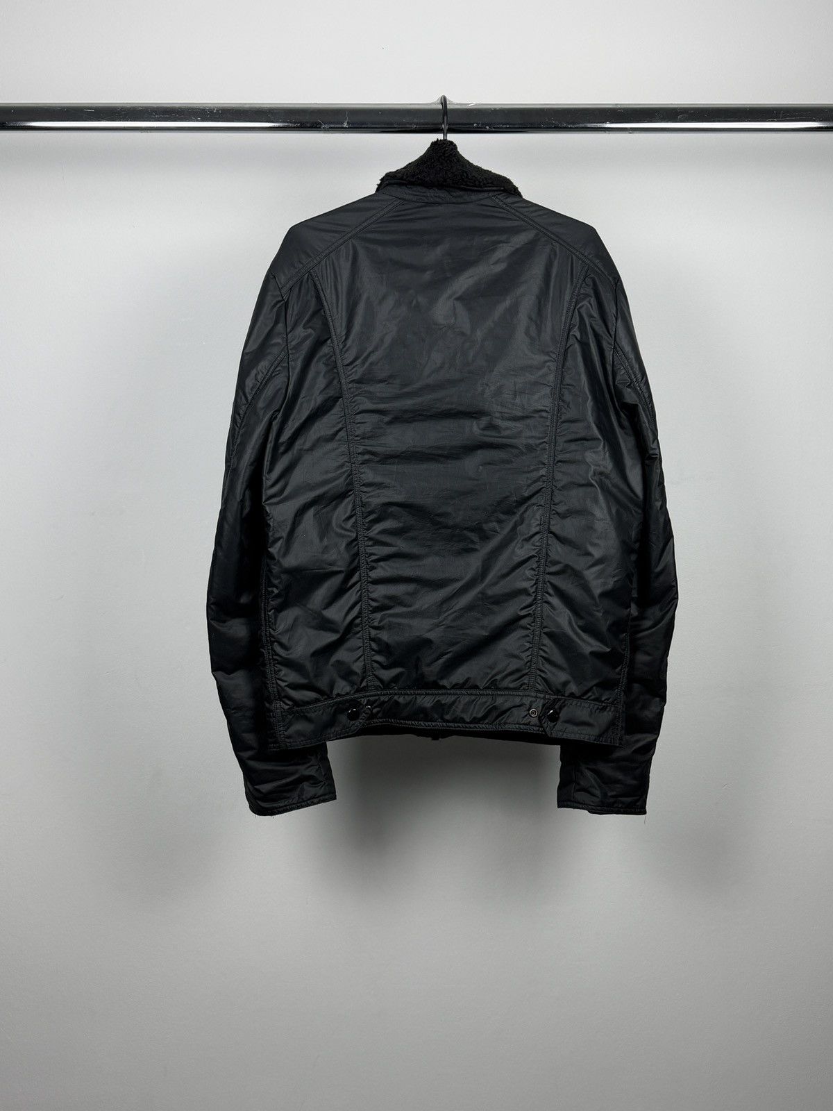 Veronique Branquinho Veronique Branquinho A/W2005 Black Nylon Patch Biker Jacket Size US M / EU 48-50 / 2 - 8 Thumbnail
