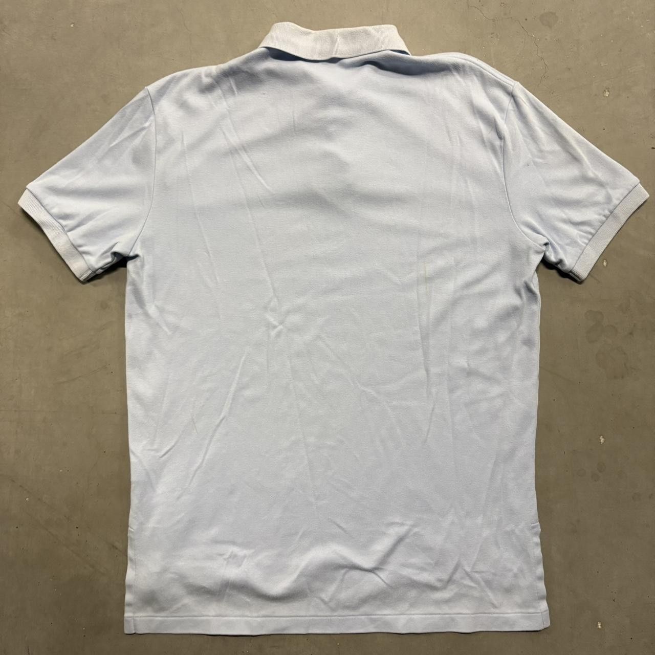 Polo Ralph Lauren × Vintage Vintage Y2K/2000s Polo Ralph Lauren Baby Blue Stained Polo Shirt! Size US M / EU 48-50 / 2 - 3 Thumbnail