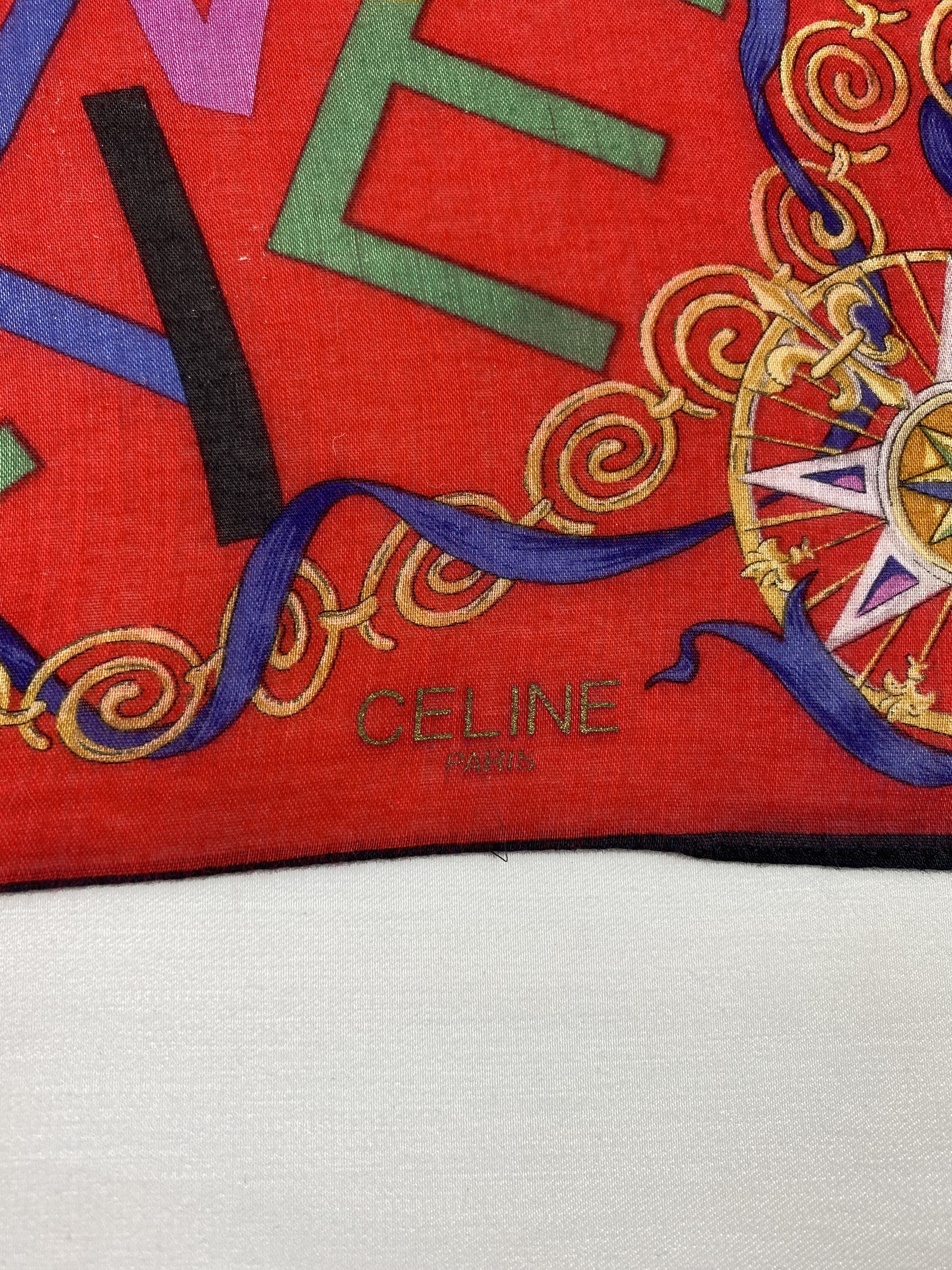 Celine Celine Handkerchief / Bandana / Neckerchief Size ONE SIZE - 5 Thumbnail