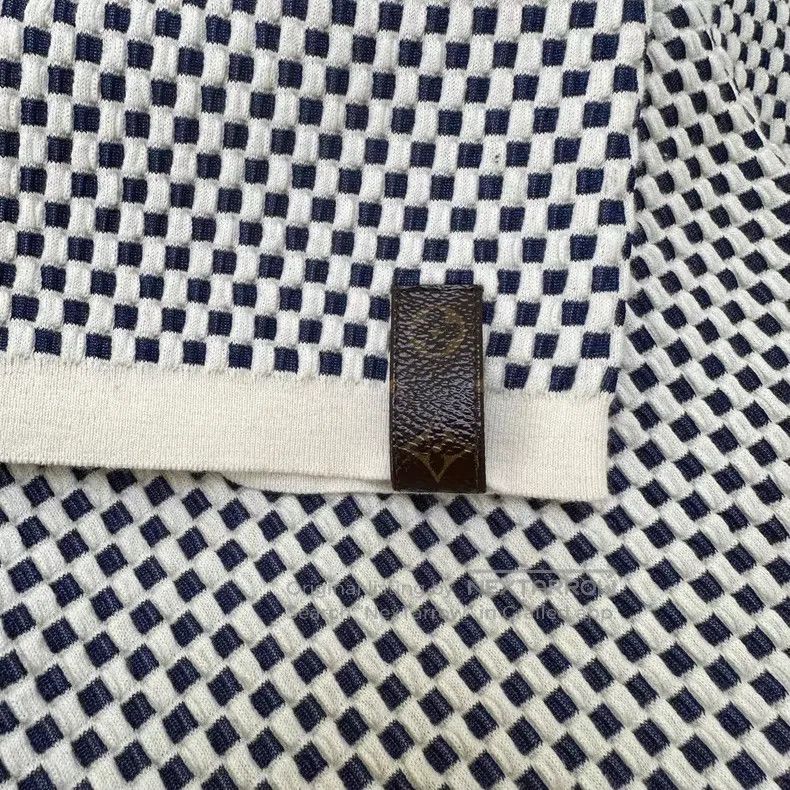 Louis Vuitton Louis Vuitton size L SS24 Checker Knit Wool Maxi Dress Size 26" / US 2 / IT 38 - 7 Thumbnail