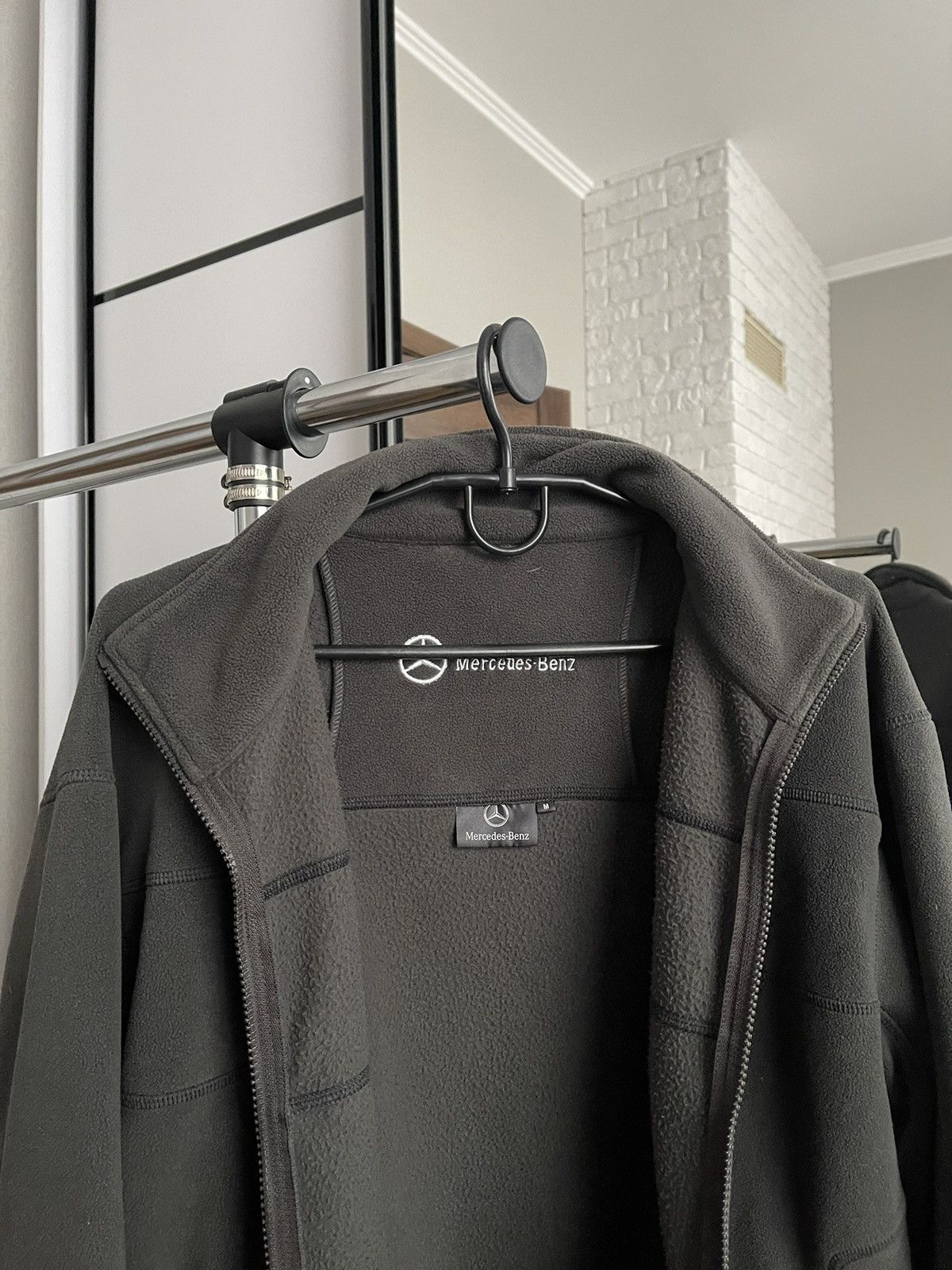 Mercedes-Benz Mercedes Benz Fleece Zip Jacket Vintage 90s Racing Size US M / EU 48-50 / 2 - 9 Thumbnail