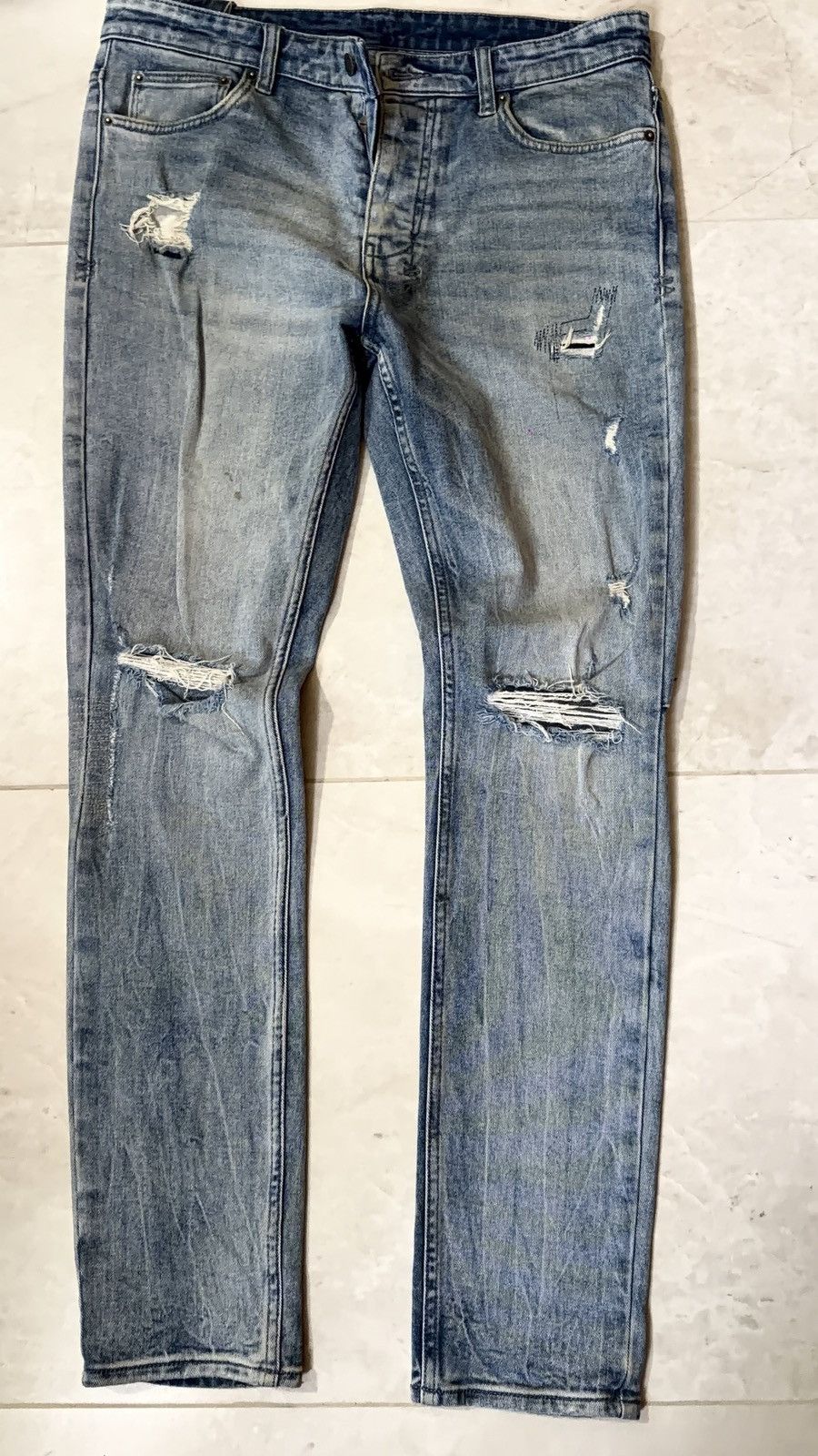 Ksubi Ksubi Jeans Skinny Distressed Size US 33 - 3 Thumbnail