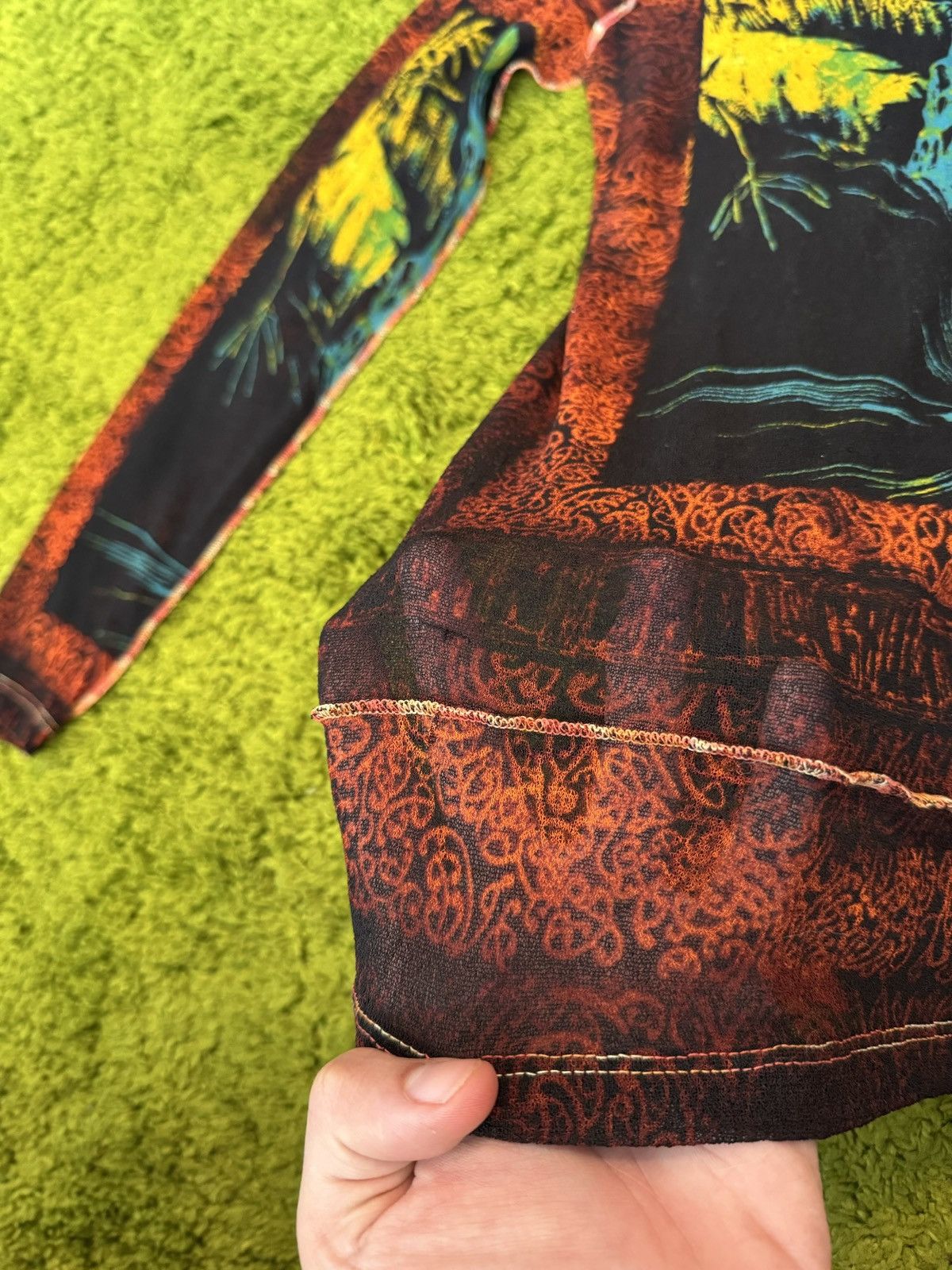 Jean Paul Gaultier Jean Paul Gaultier JPG S/S 2000 archive vintage mesh top Size M / US 6-8 / IT 42-44 - 9 Thumbnail