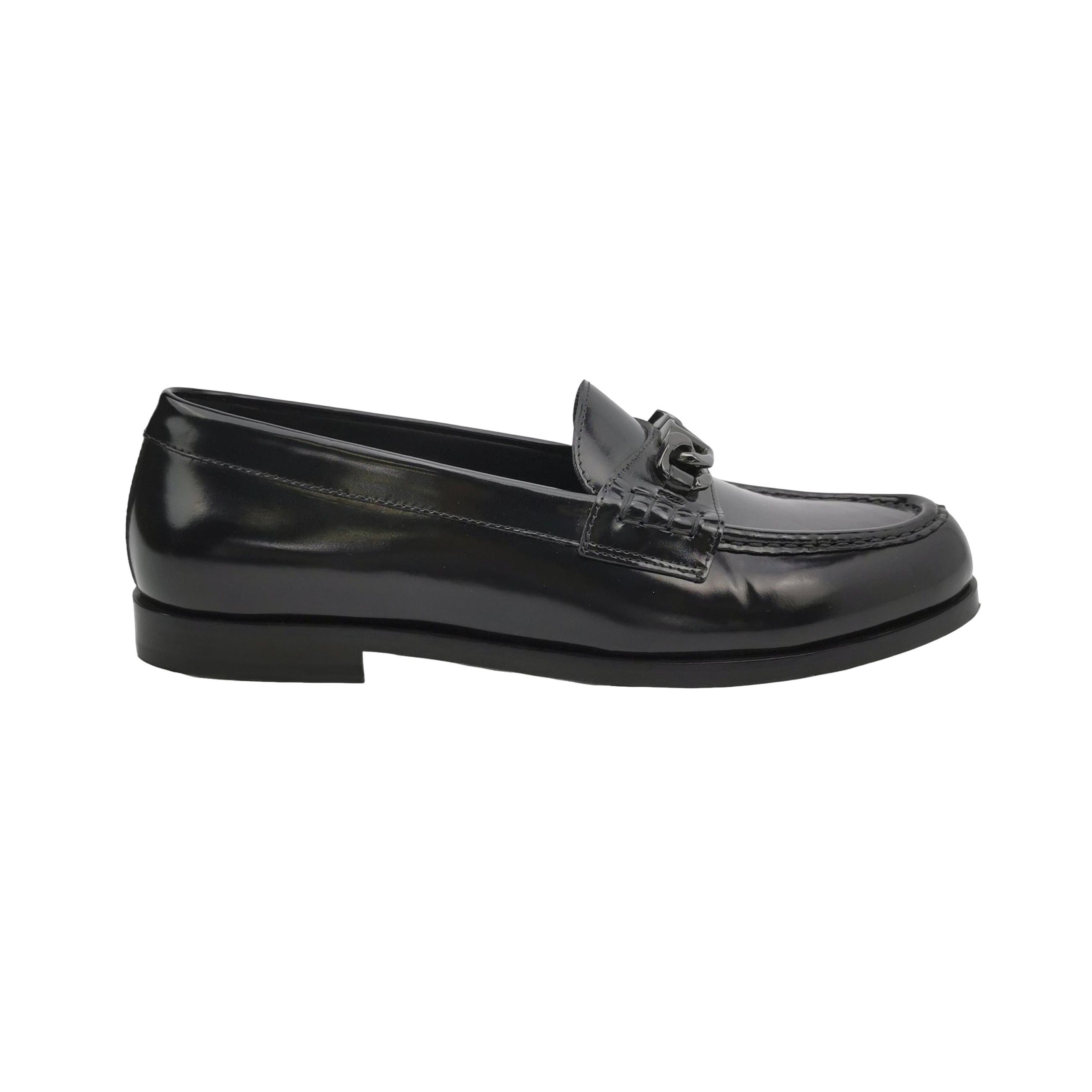 Valentino Valentino VLogo Calfskin Leather Loafers 42.5 Size US 9 / EU 42 - 1 Thumbnail