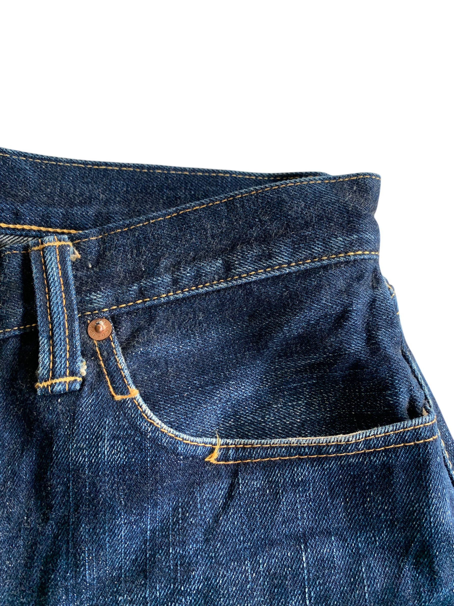 Eternal ETERNAL SELVEDGE INDIGO BUTTON FLY JAPANESE DENIM Size US 33 - 12 Thumbnail