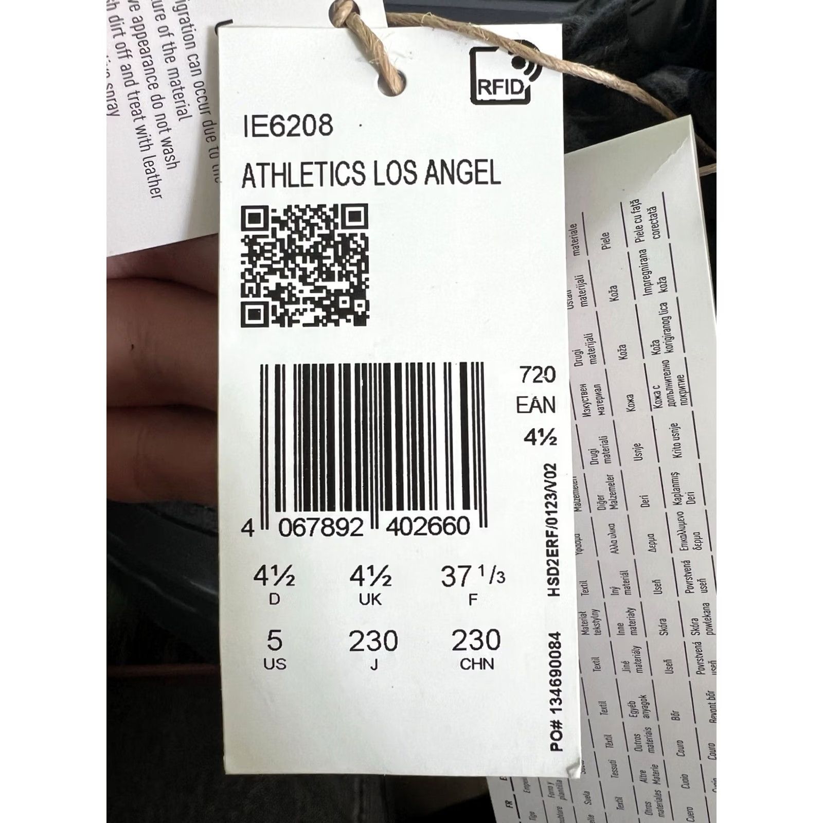 Adidas ADIDAS x FEAR OF GOD ATHLETICS LOS ANGELES HIKER SNEAKER US 5 UK 4.5 MEN Boot Black Size US 5 / EU 37 - 8 Thumbnail