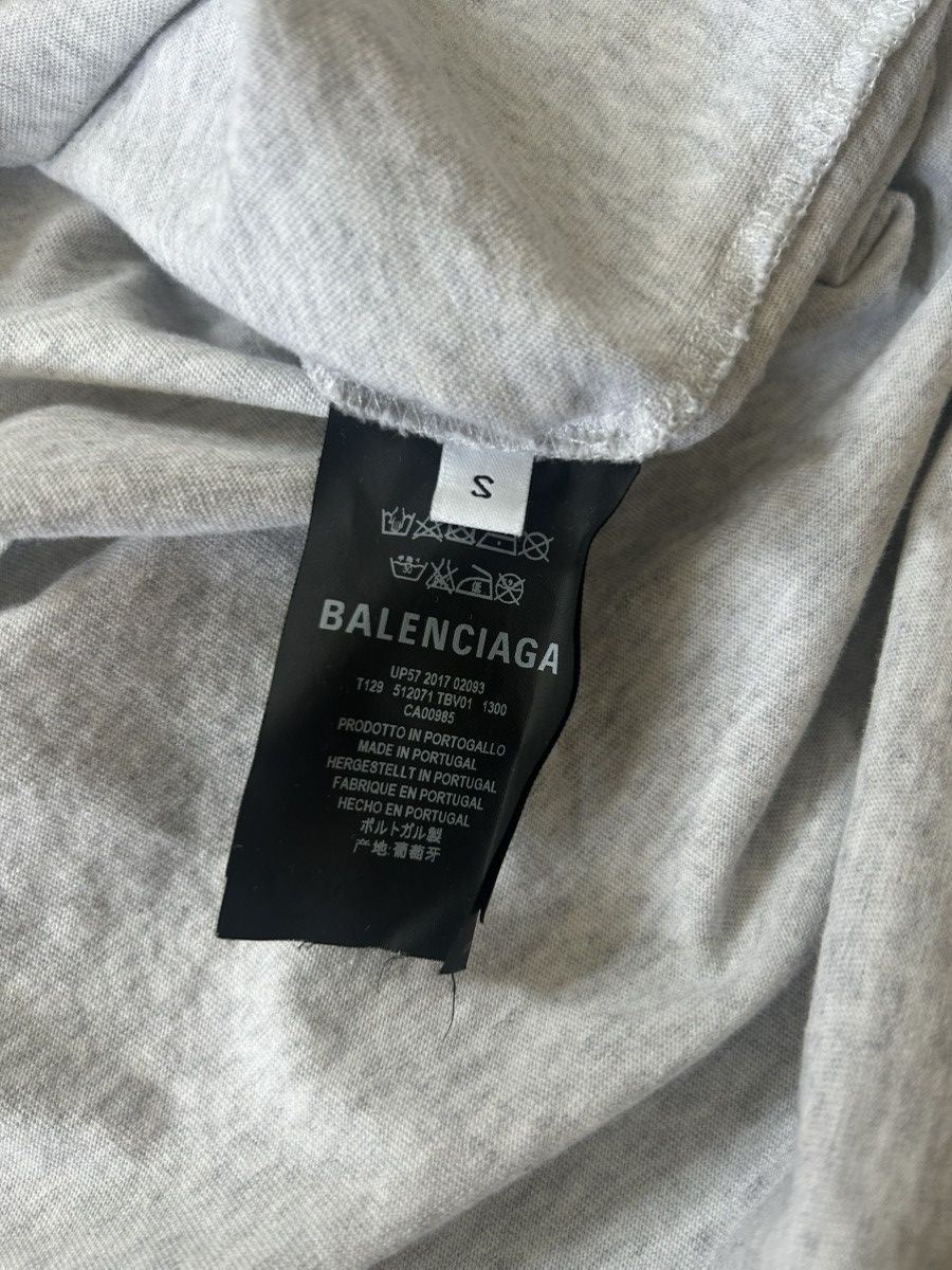 Balenciaga Balenciaga Authentic Tee Grey SS17 Size US S / EU 44-46 / 1 - 5 Thumbnail